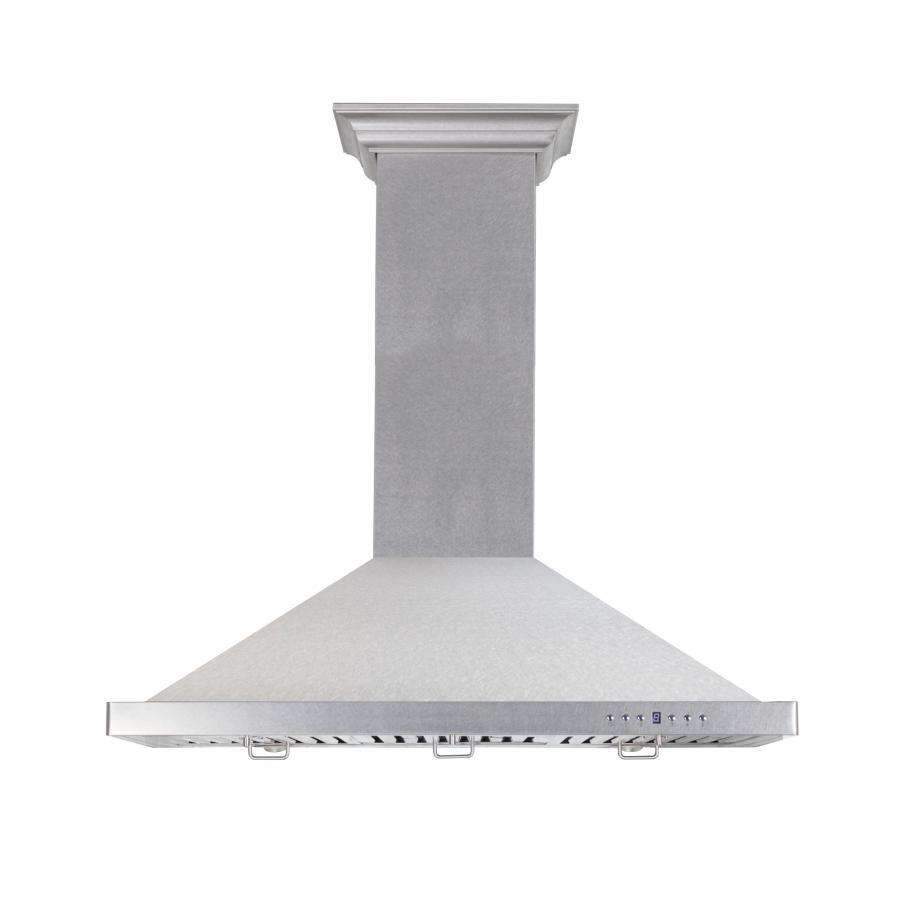 ZLINE 2-Piece Appliance Package - 36-Inch Rangetop and Convertible Range Hood in Satin Stainless Steel (2KP-RTSRH36) - Image 14