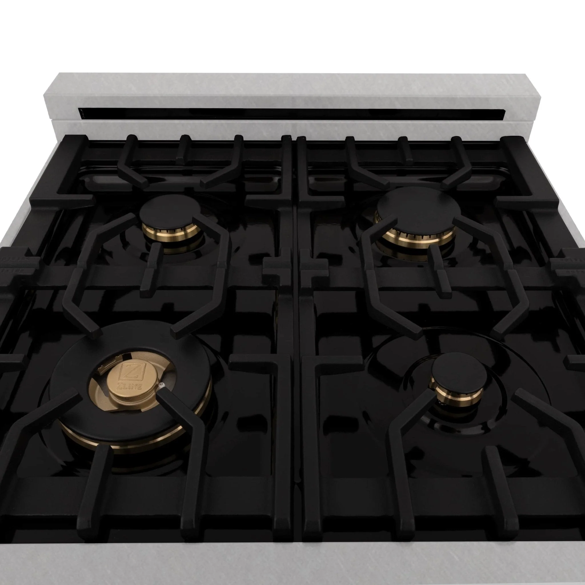 ZLINE Legacy Series Autograph Edition 24-inch Dual Fuel Range with Gas Stove and 2.8 Cu. Ft. Electric Oven in Fingerprint Resistant Satin Stainless Steel with Matte Black Accents (RASZ-SN-24-MB) - Image 12