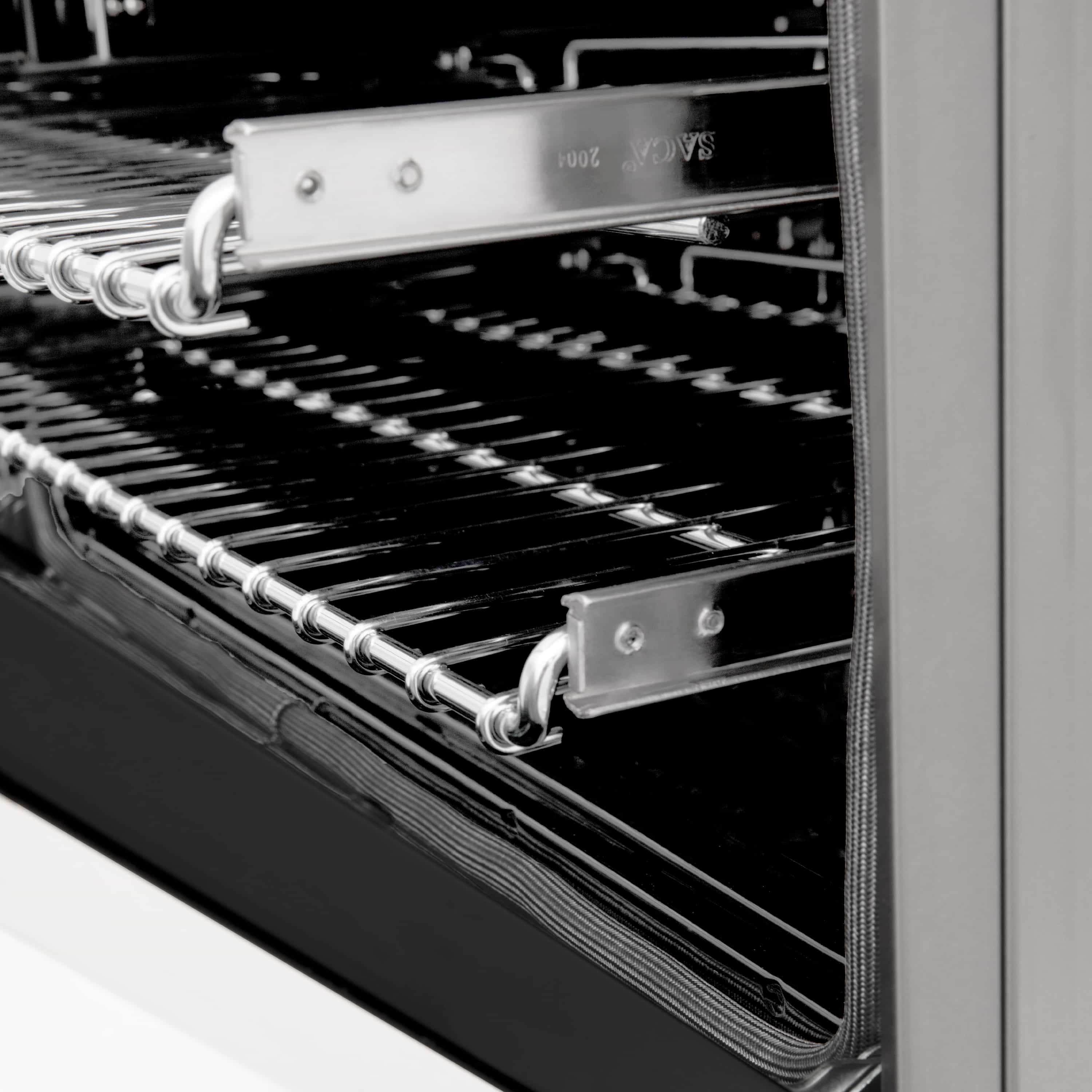 ZLINE 24-inch Legacy Series Dual Fuel Range with Gas Stove and 2.8 Cu. Ft. Electric Oven in Stainless Steel and White Matte Door (RA-WM-24) - Image 16