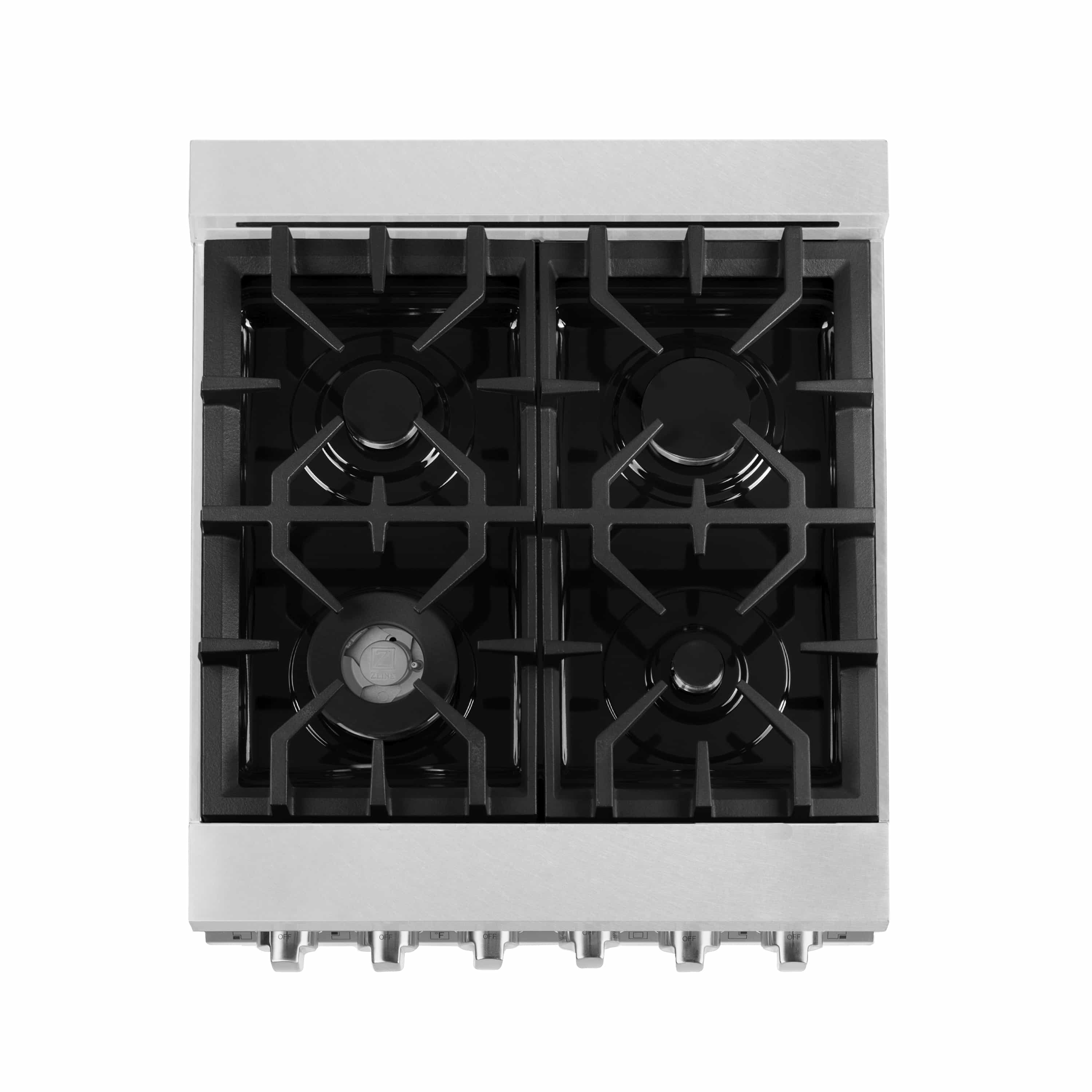 ZLINE 24-inch Legacy Series Dual Fuel Range in Fingerprint Resistant Satin Stainless Steel (RAS-SN-24) - Image 11