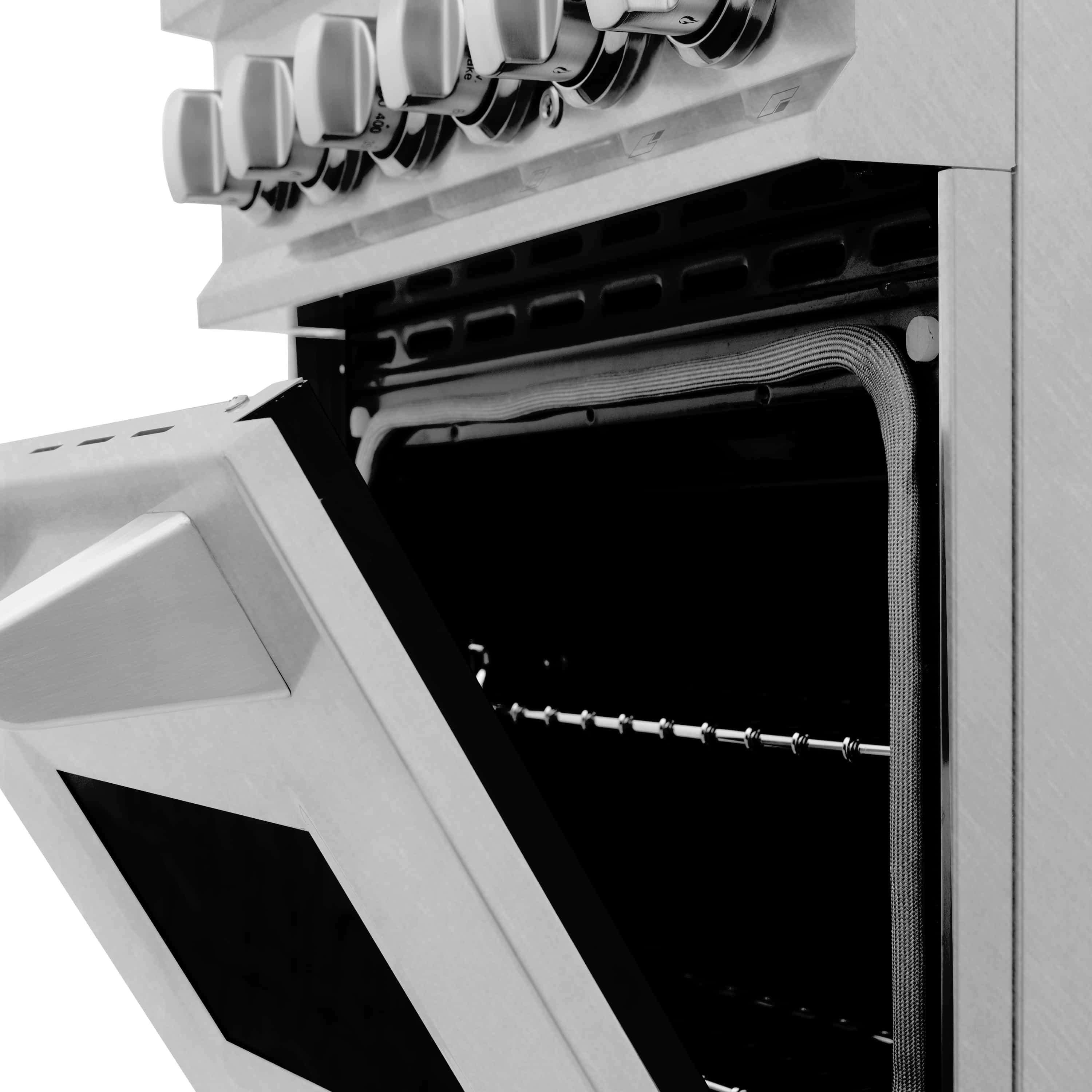ZLINE 24-inch Legacy Series Dual Fuel Range in Fingerprint Resistant Satin Stainless Steel (RAS-SN-24) - Image 18