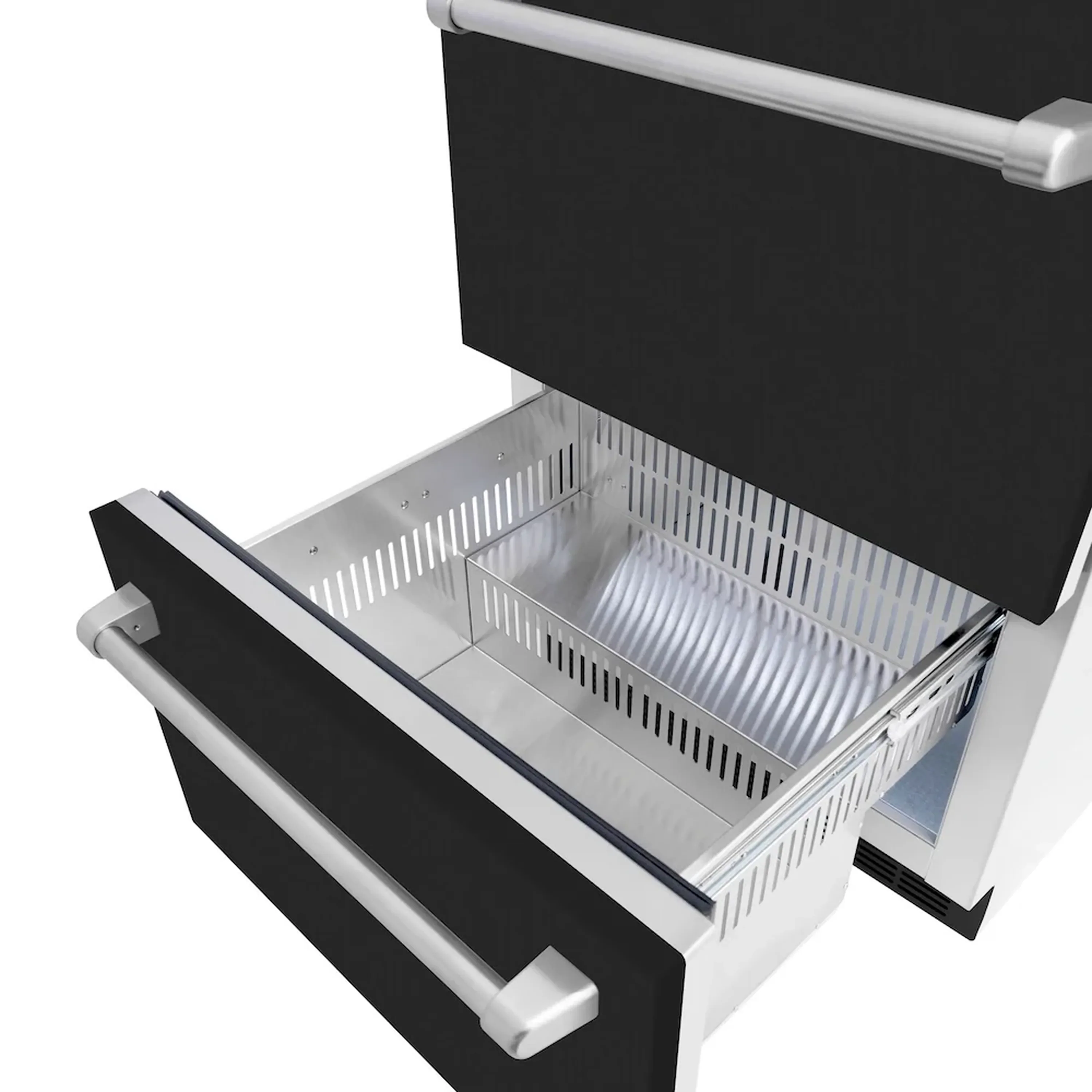 ZLINE 24-Inch Touchstone Refrigerator Drawer in Black Matte (RDSO-BLM-24) - Image 8
