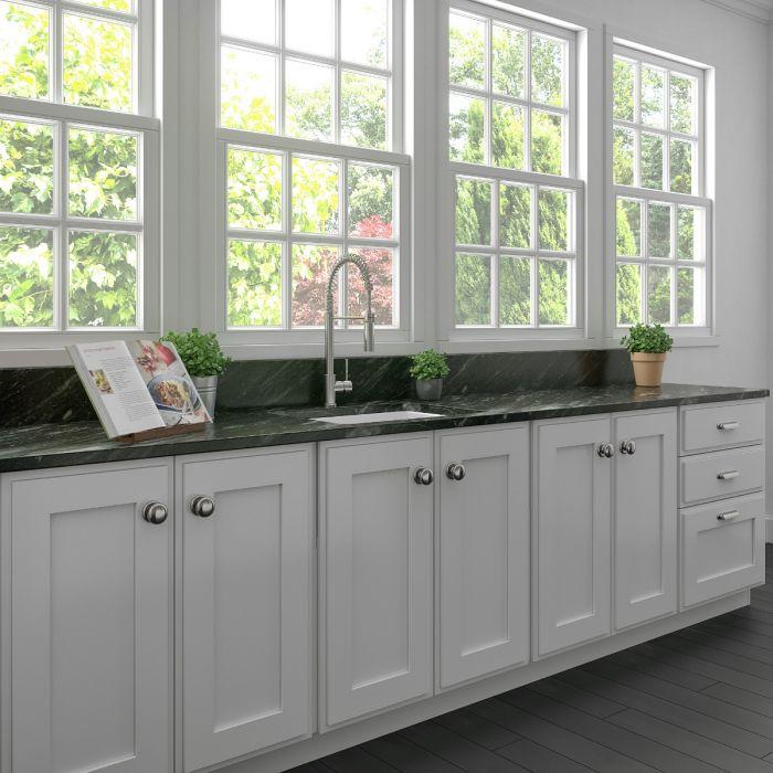 ZLINE 24-Inch Rome Dual Mount Single Bowl Fireclay Kitchen Sink with Bottom Grid in White Matte (FRC5123-WM-24) - Image 7