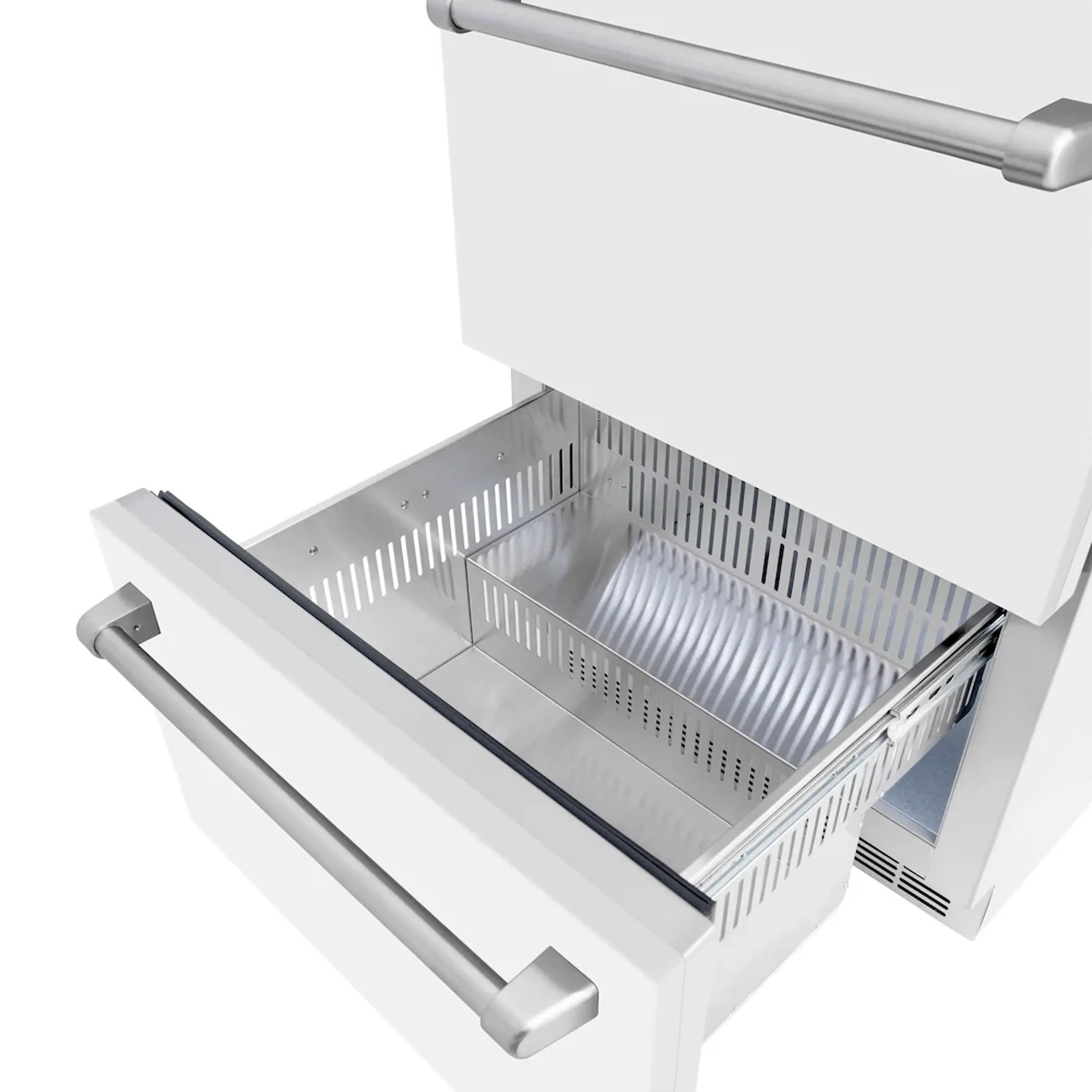 ZLINE 24-Inch Touchstone Refrigerator Drawer in White Matte (RDSO-WM-24) - Image 8