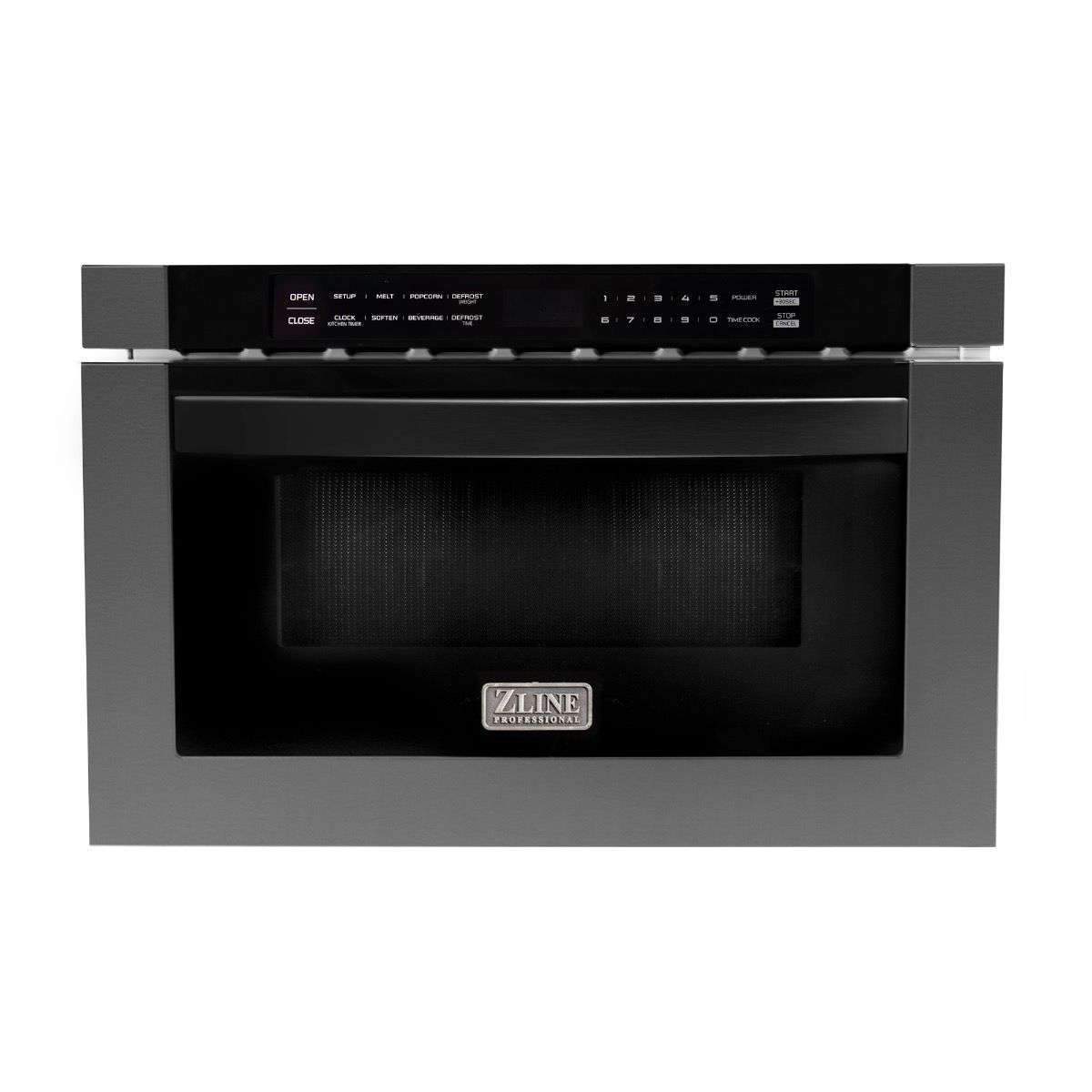 ZLINE 3-Piece Appliance Package - 30-inch Gas Range, Microwave Drawer & Convertible Wall Mount Range Hood in Black Stainless Steel (3KP-SGRBRH30-MW) - Image 14