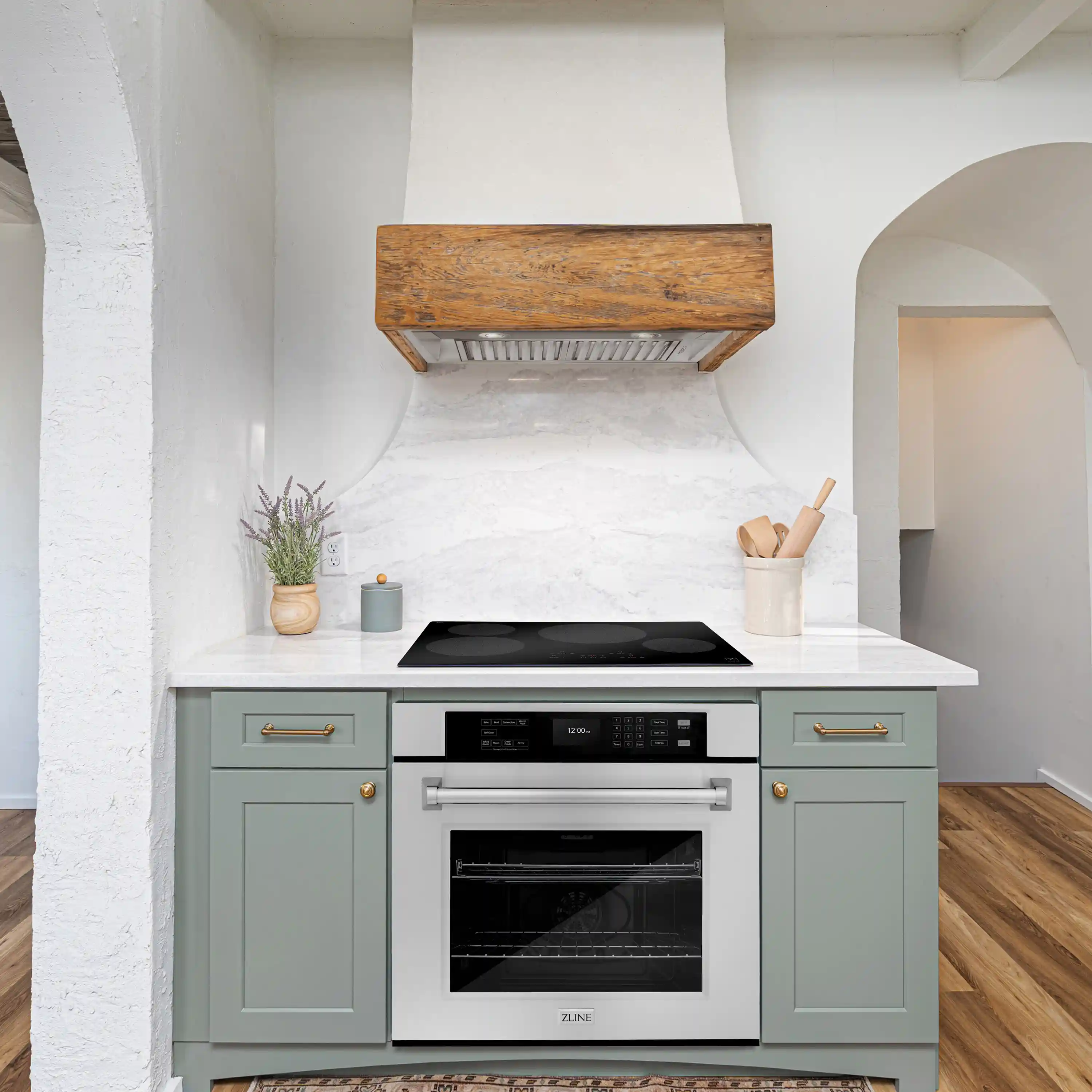 ZLINE 3-Piece Appliance Package - 36 in. Rangetop, 30 in. Wall Oven, & Premium Hood in Stainless Steel - Image 12