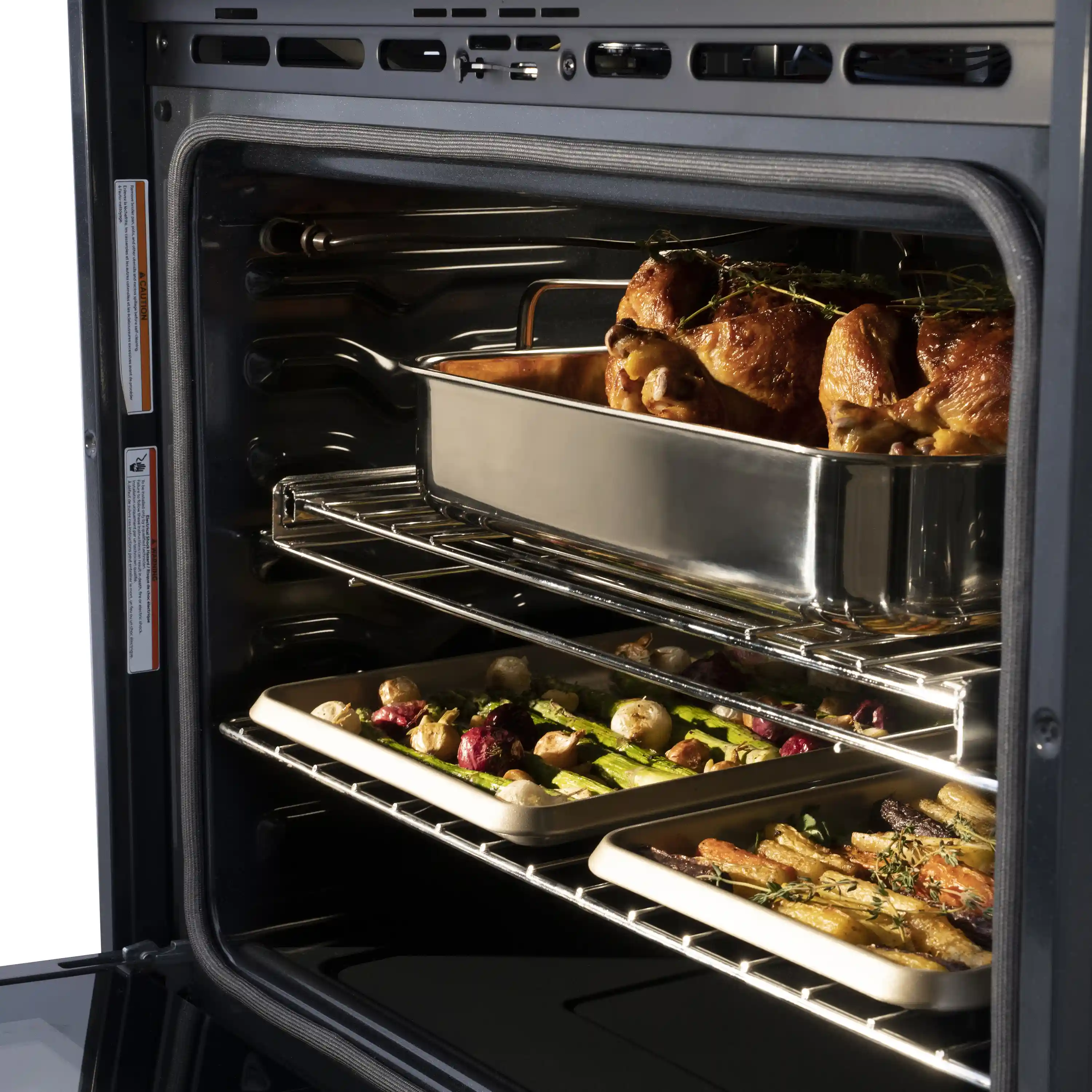 ZLINE 3-Piece Appliance Package - 48 in. Rangetop, 30 in. Wall Oven, & Premium Hood in Stainless Steel - Image 28