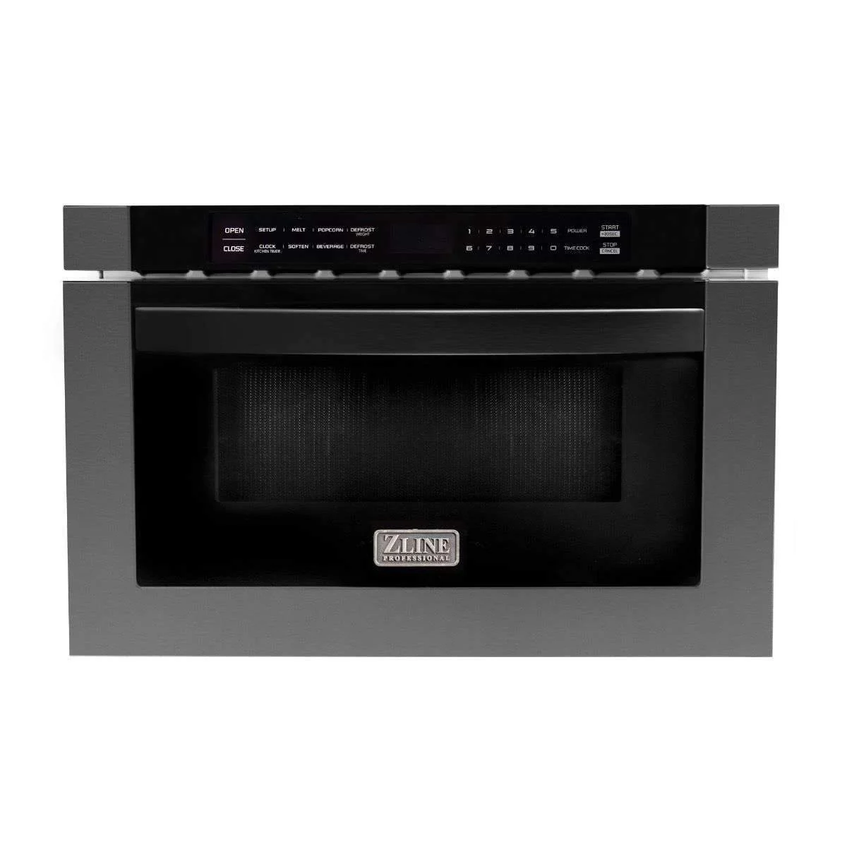 ZLINE 3-Piece Appliance Package - 48-inch Dual Fuel Range with Brass Burners, Microwave Drawer & Premium Hood in Black Stainless Steel (3KP-RABRH48-MW) - Image 7