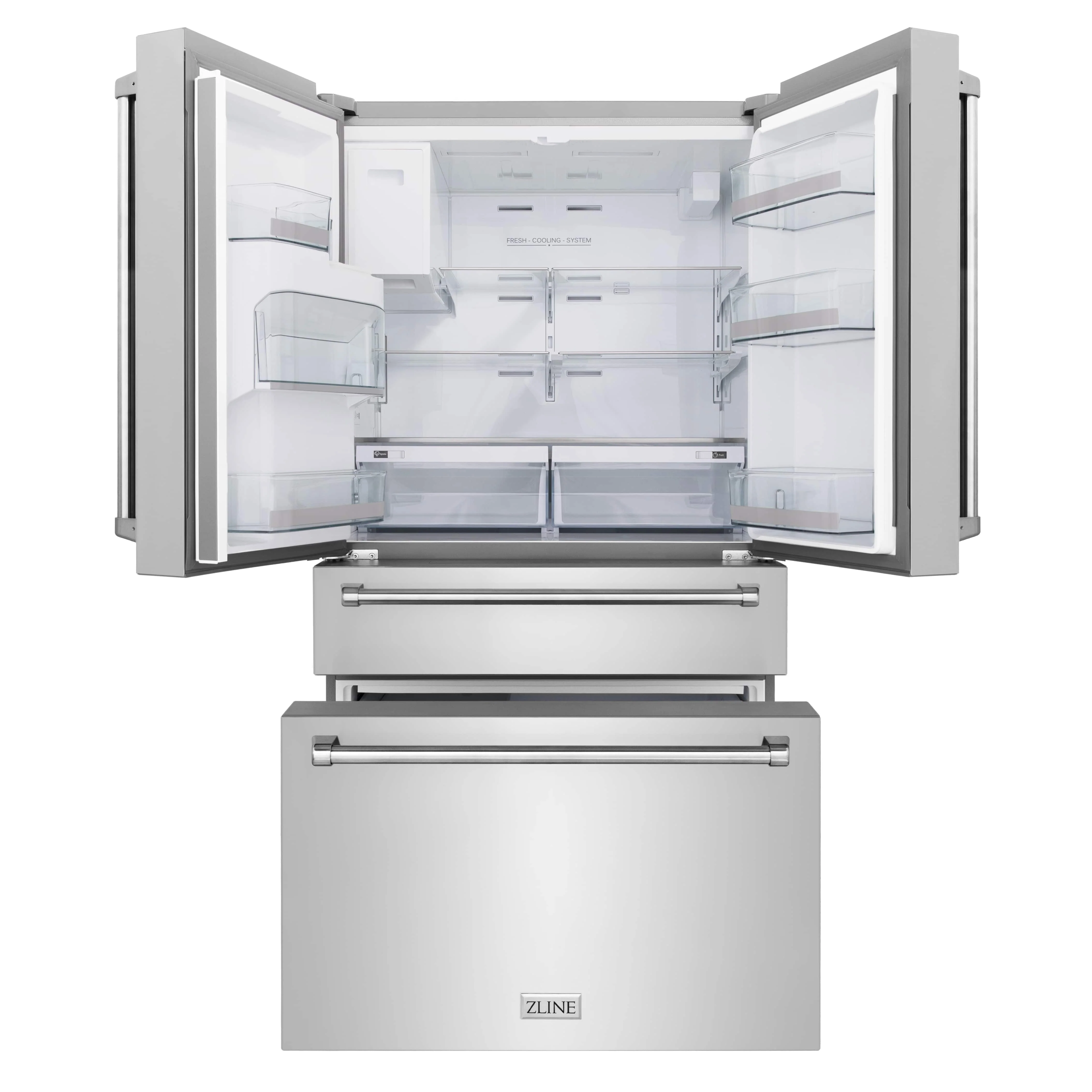 ZLINE 3-Piece Appliance Package - 30-Inch Paramount Induction Range, 36-Inch French Door Refrigerator with Water Dispenser, and Dishwasher in Stainless Steel - Image 16
