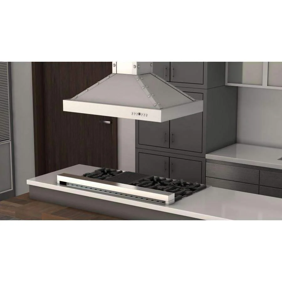 ZLINE 30-Inch Designer Series Stainless Island Range Hood (KB2i-4SSXS-30) - Image 3