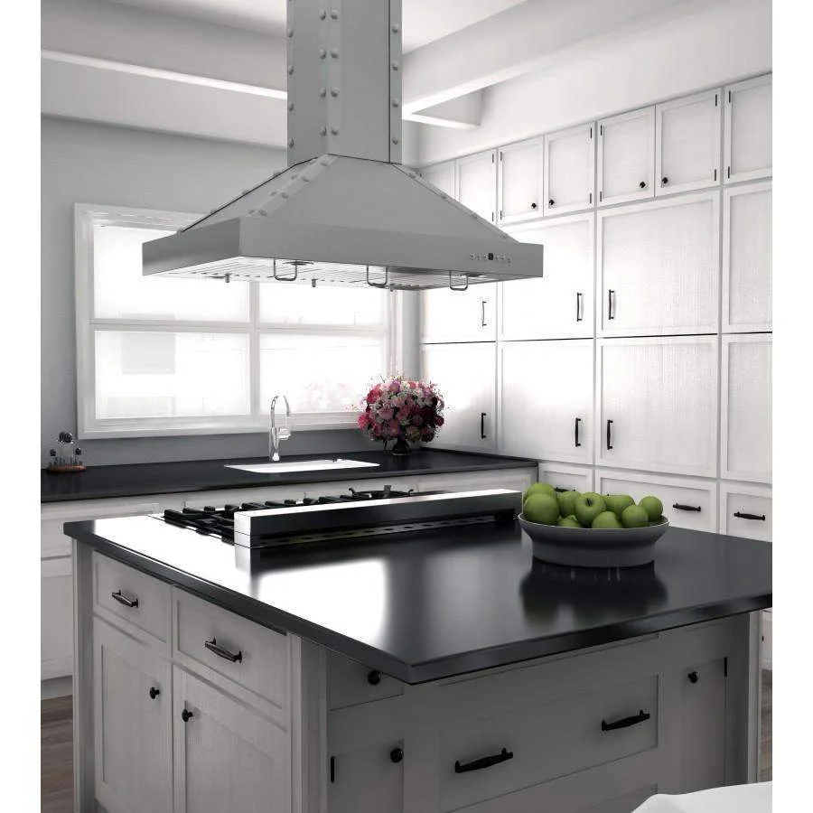 ZLINE 30-Inch Designer Series Stainless Island Range Hood (KB2i-4SSXS-30) - Image 6