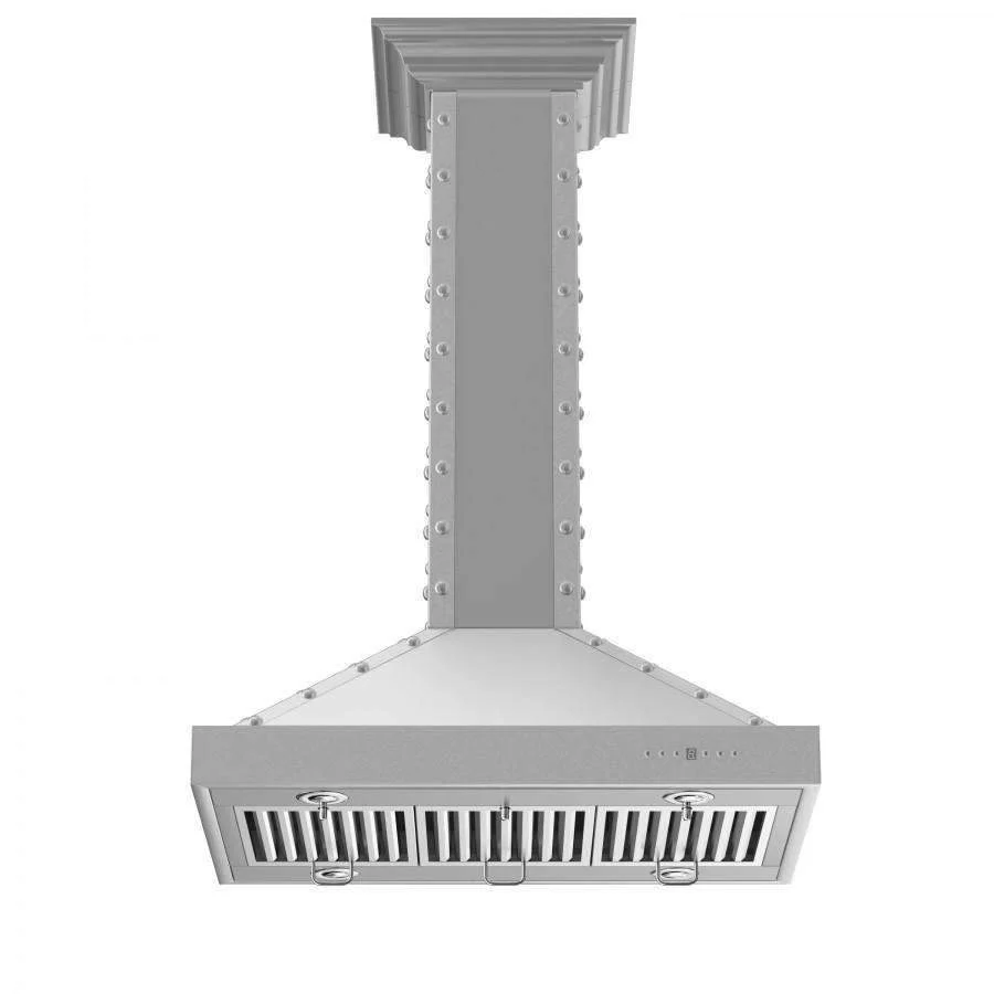 ZLINE 30-Inch Designer Series Stainless Island Range Hood (KB2i-4SSXS-30) - Image 7