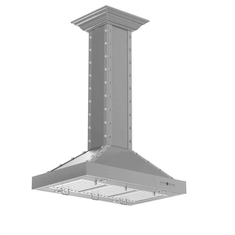 ZLINE 30-Inch Designer Series Stainless Island Range Hood (KB2i-4SSXS-30) - Image 9