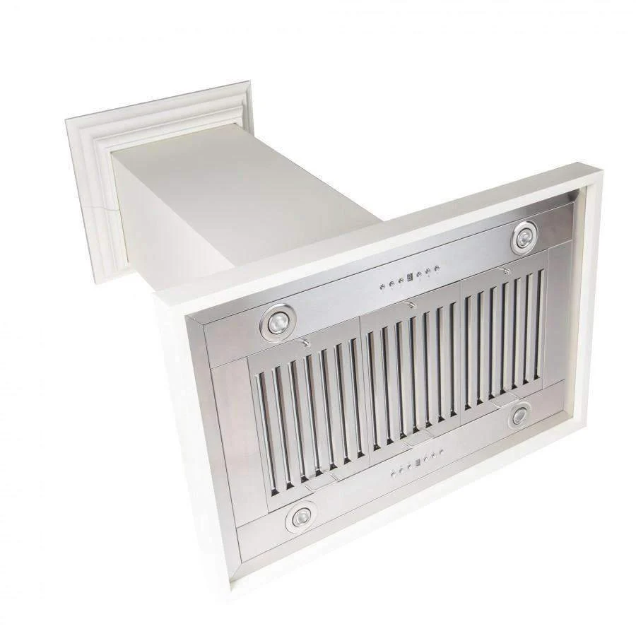 ZLINE 30-Inch Designer Series Wooden Island Range Hood with Crown Molding (KBiTT-30) - Image 6