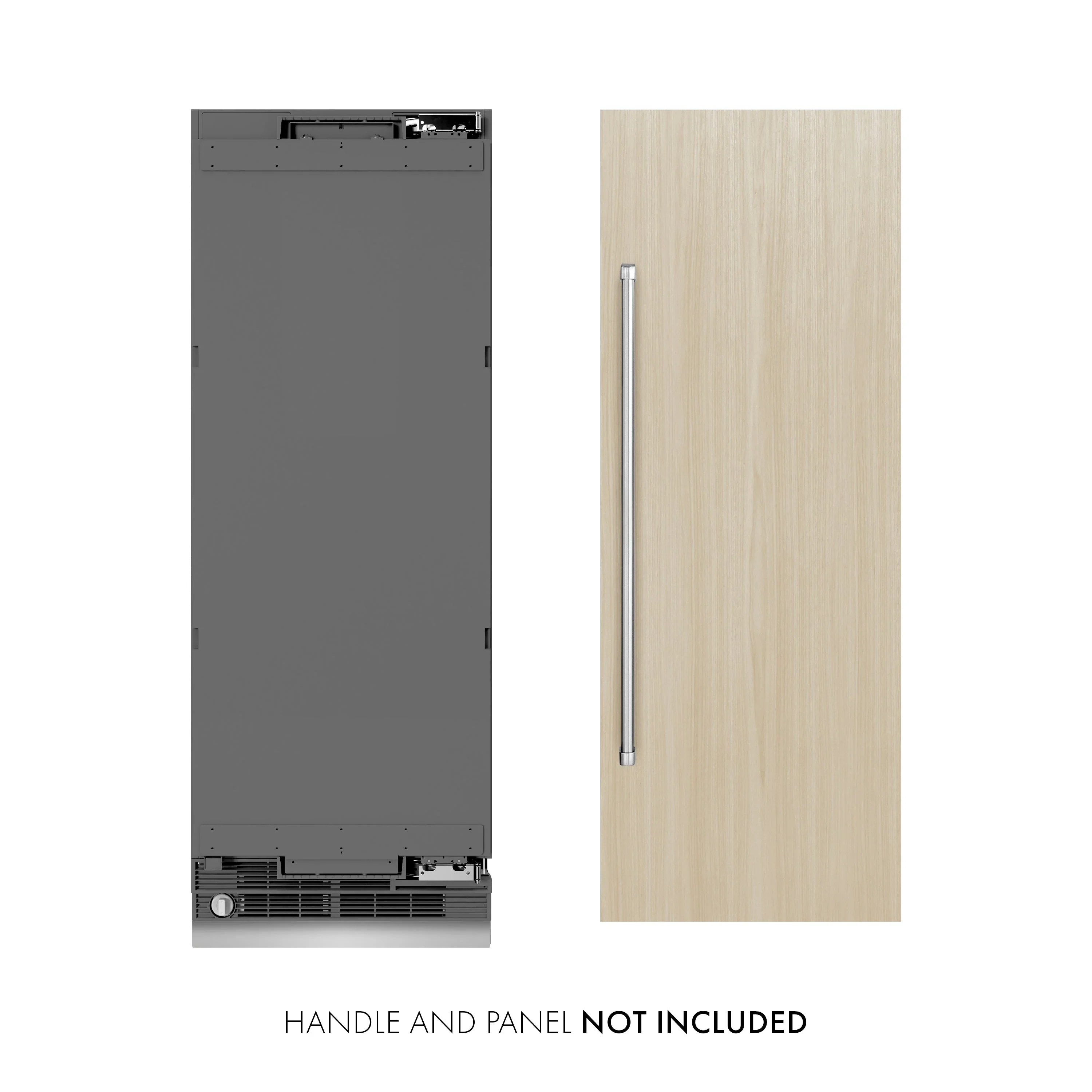 ZLINE 30-Inch 16.7 Cu. Ft. Panel Ready Column Refrigerator with Graphite Gray Interior (RBCRV-30) - Image 2