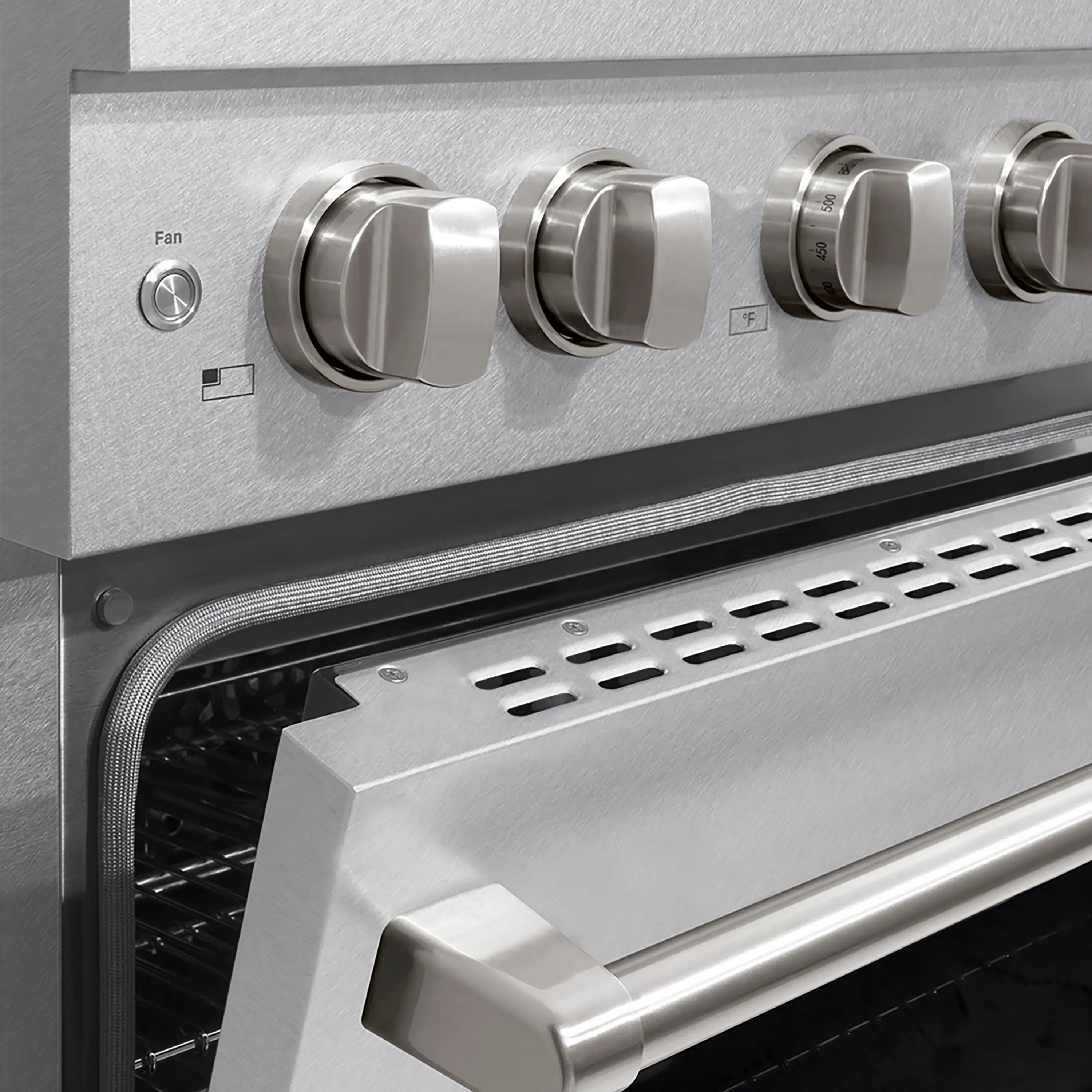 ZLINE 30-Inch 4.2 cu. ft. Paramount Gas Range with 4 Burner DuoPro™ Cooktop and Convection Gas Oven in Satin Stainless Steel (PSGRS-30) - Image 5