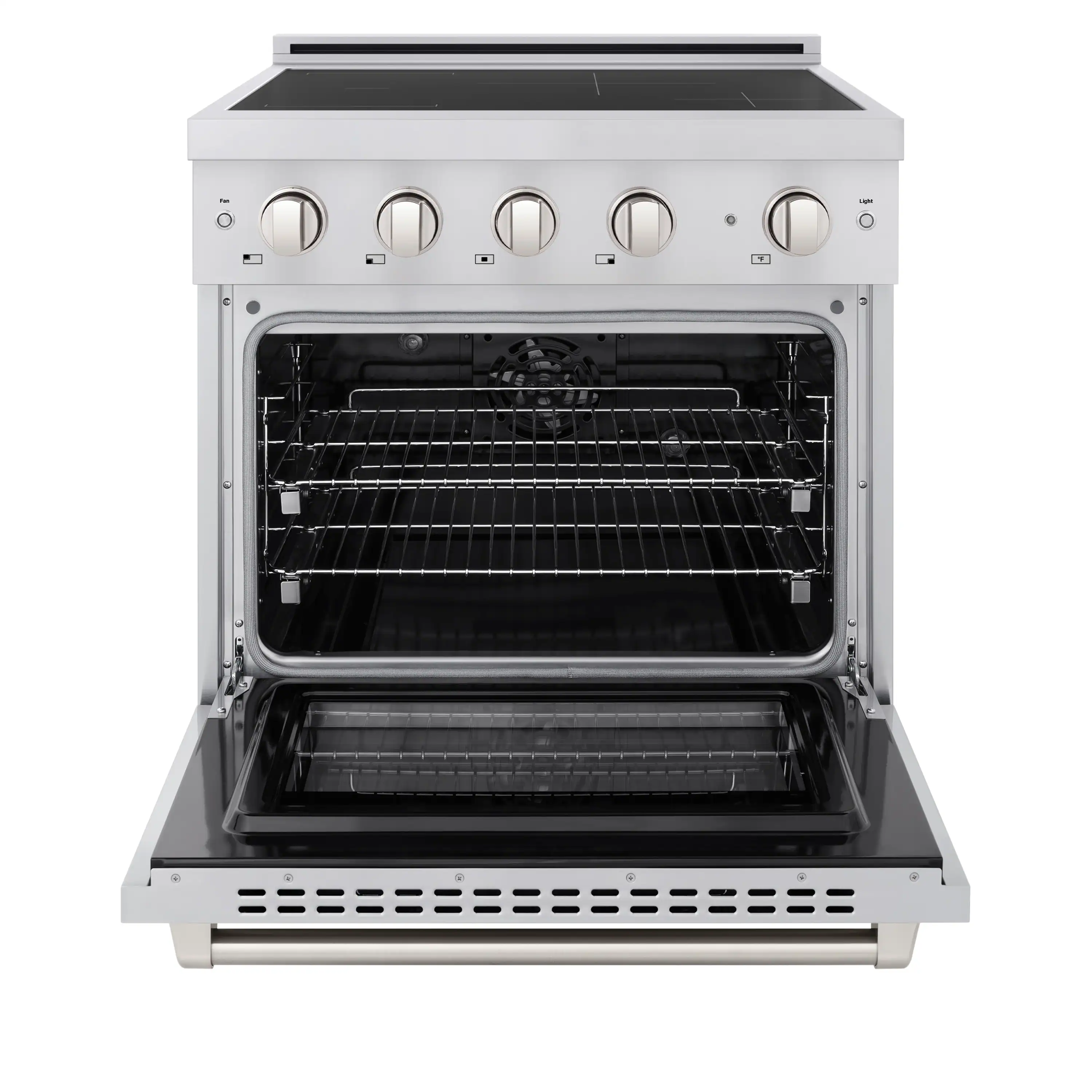ZLINE 30-Inch, 4.2 Cu. Ft. Paramount Induction Range with 4 Element Cooktop and Electric Convection Oven in Stainless Steel (SINR30) - Image 5