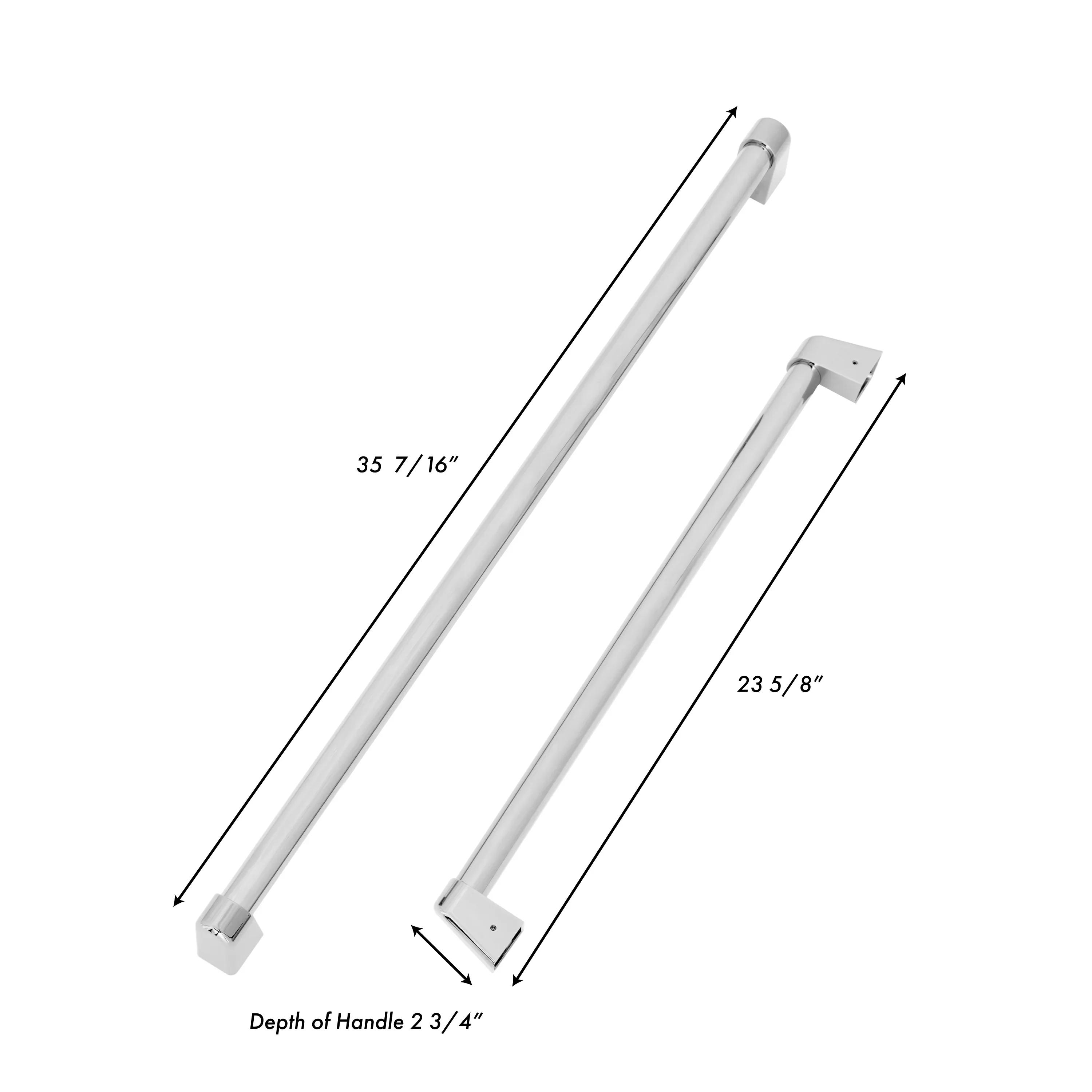ZLINE 30-Inch Built-in Refrigerator Handle in Stainless Steel for ZLINE RBIV-30 (RBIVH-SS-30) - Image 2