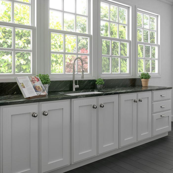 ZLINE 30-Inch Rome Dual Mount Single Bowl Fireclay Kitchen Sink with Bottom Grid in White Matte (FRC5124-WM-30) - Image 8