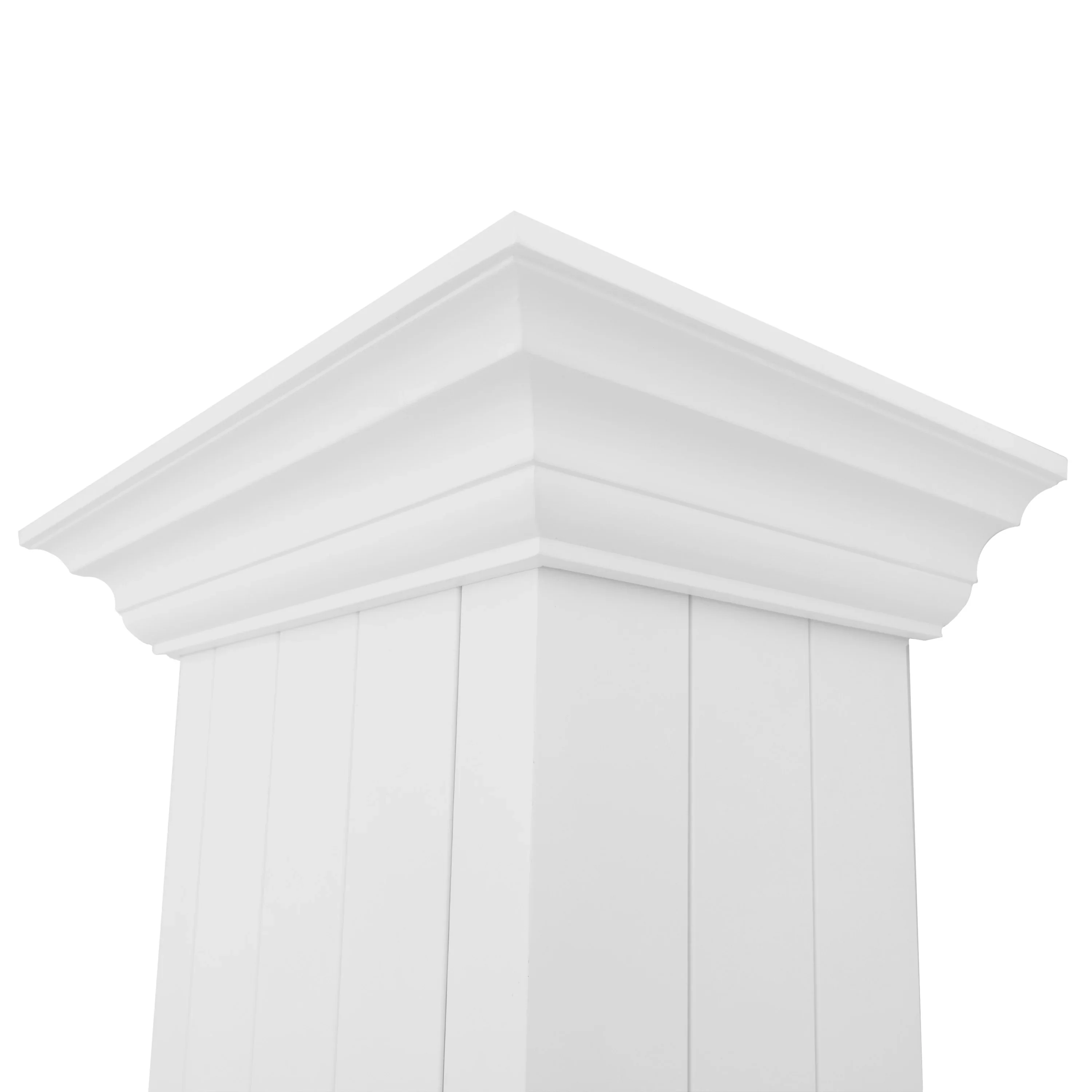 ZLINE 30-Inch Wooden Wall Mount Range Hood with 400 CFM Motor in Shiplap Bright White Finish (KPWW-30) - Image 6