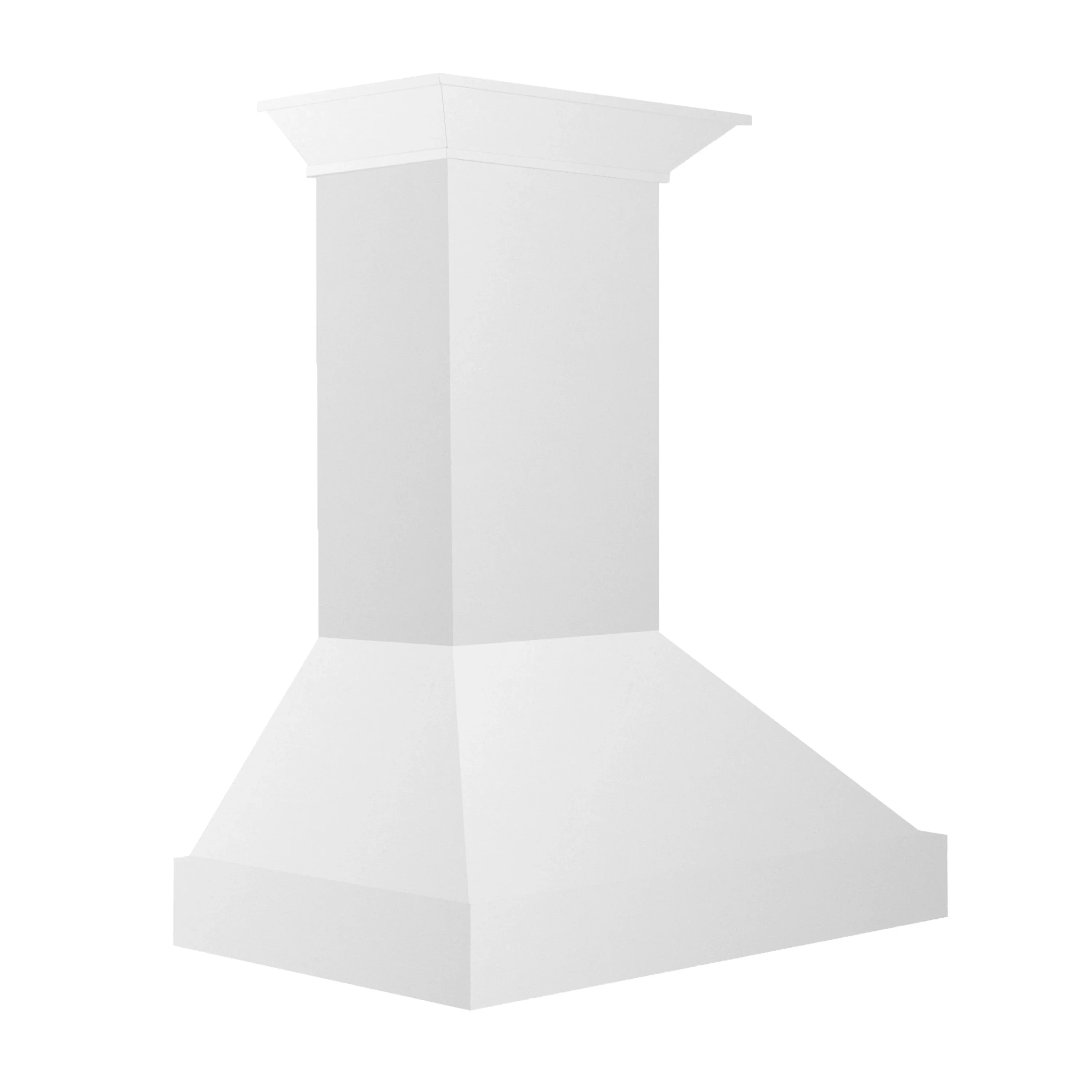 ZLINE 30-Inch Wooden Wall Mount Range Hood with 400 CFM Motor in Smooth Bright White Finish (KBWW-30) - Image 6