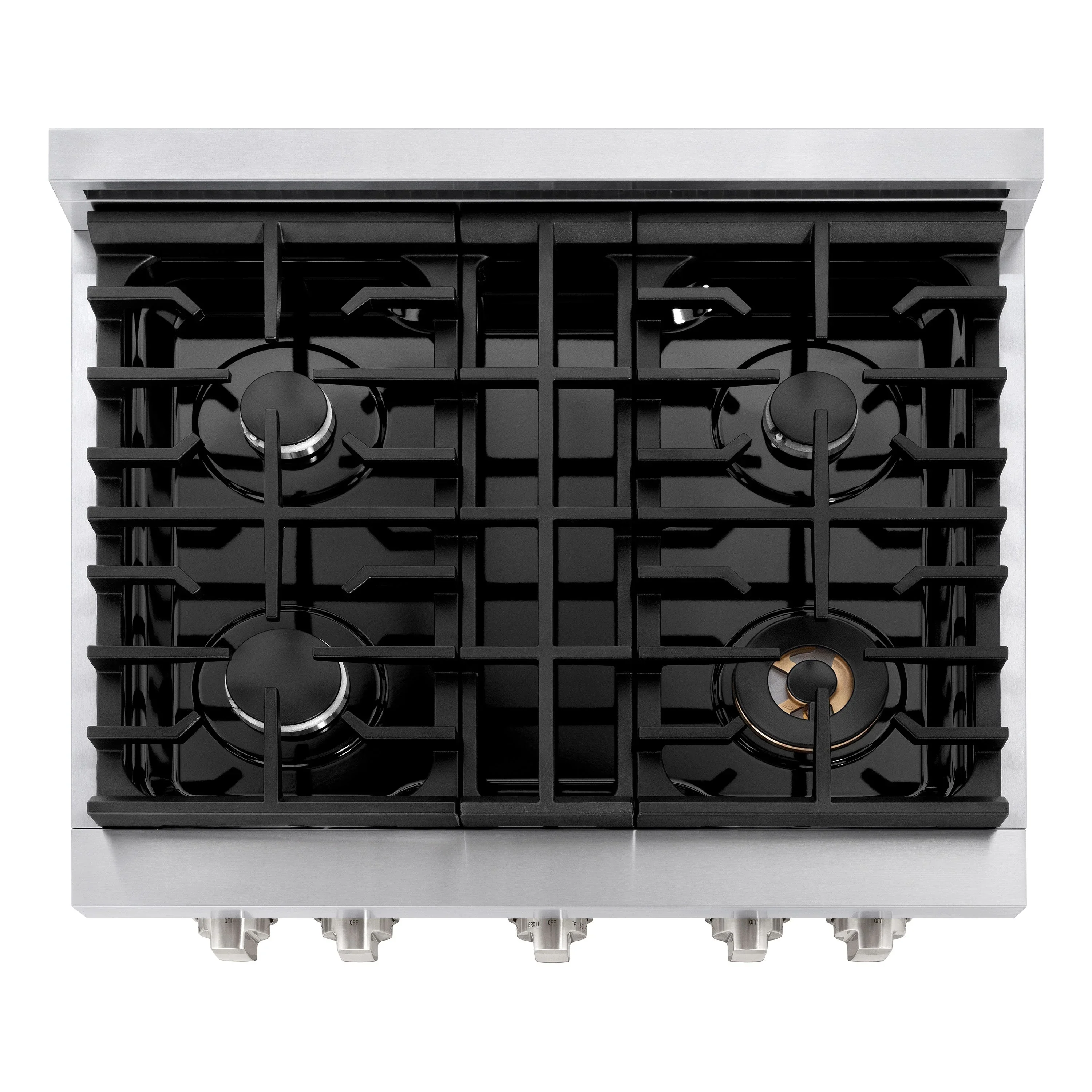 ZLINE Appliance Package - 30-Inch Stainless Steel Gas Range, Modern Over The Range Microwave and Tall Tub Dishwasher (3KP-SGROTR30-DWV) - Image 13