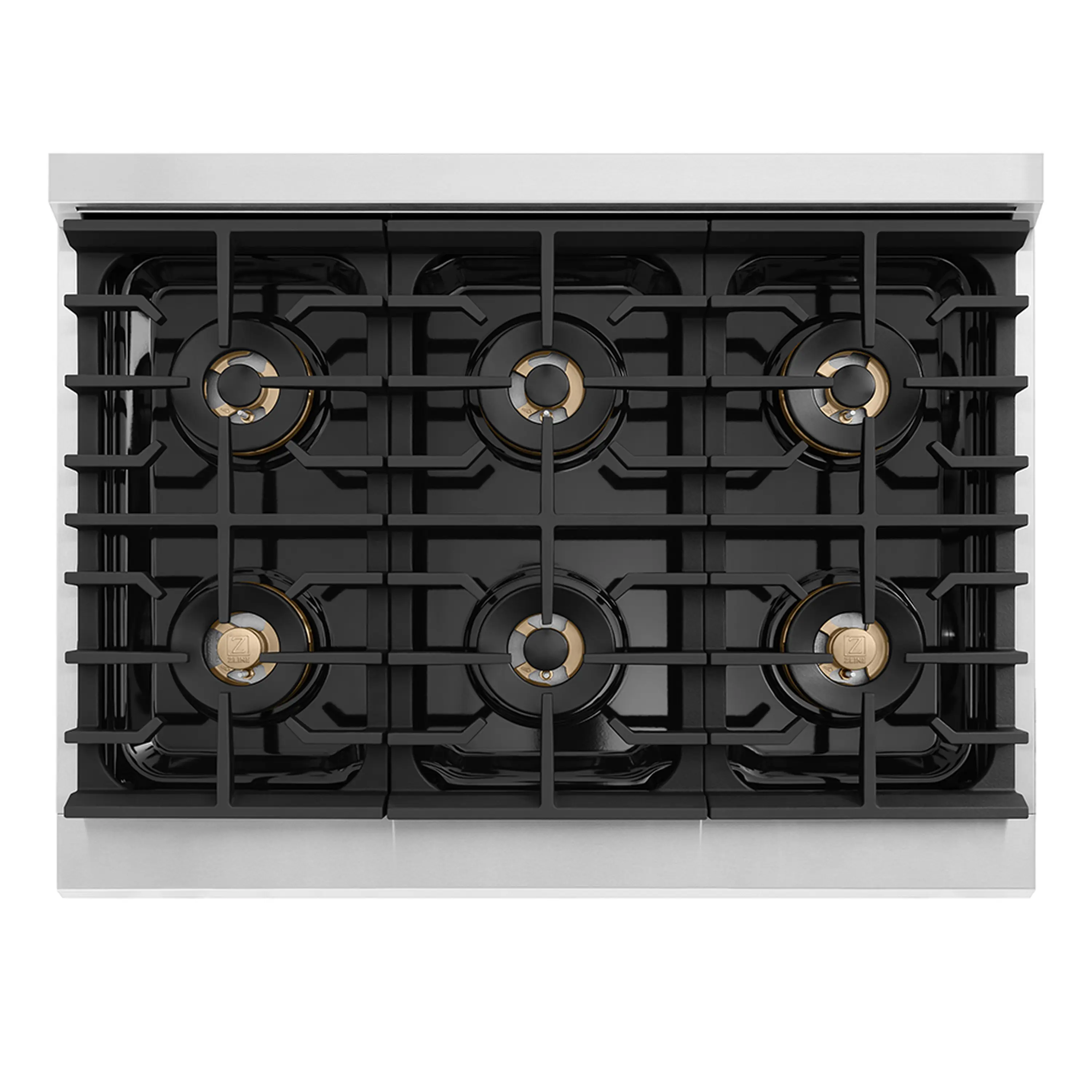 ZLINE 36-Inch 5.2 cu. ft. Paramount Dual Fuel Range with 6 Burner DuoPro™ Cooktop and Electric Convection Oven in Stainless Steel (PSDR36) - Image 7