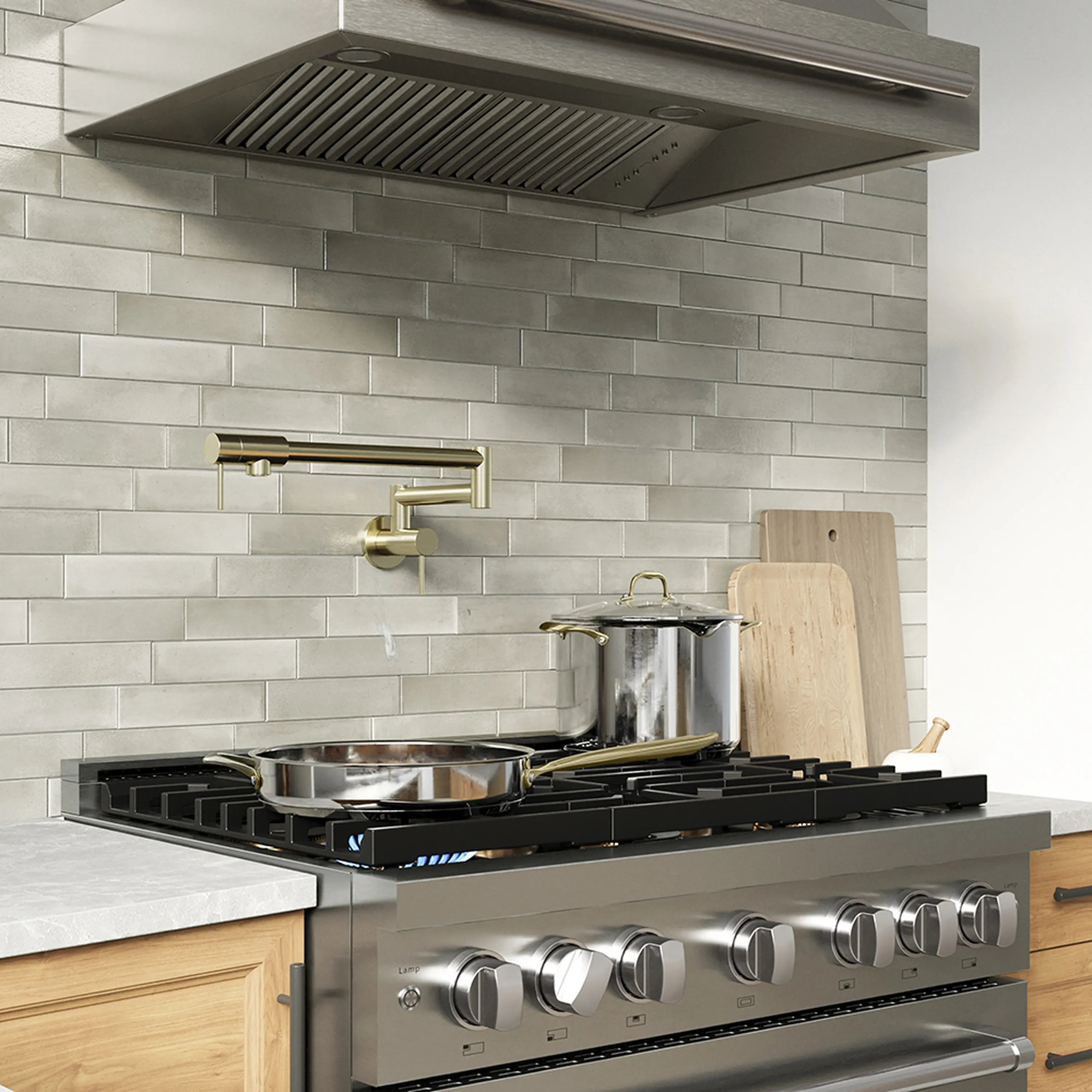ZLINE 36-Inch 5.2 cu. ft. Paramount Gas Range with 6 Burner DuoPro™ Cooktop and Convection Gas Oven in Stainless Steel (PSGR36) - Image 3