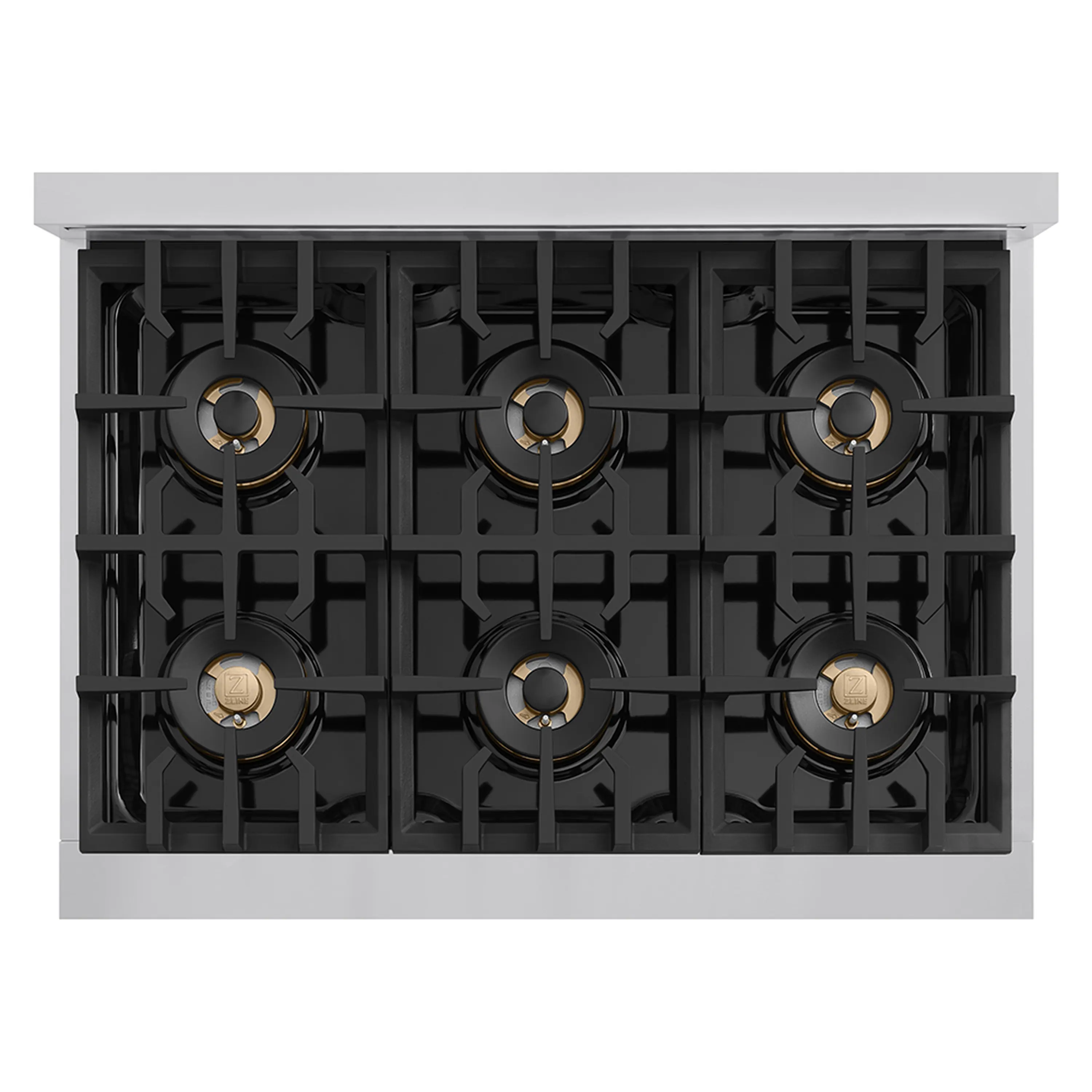 ZLINE 36-Inch Classic Gas Rangetop with 6 Burner DuoPro™ Cooktop in Stainless Steel (PCRT36) - Image 4