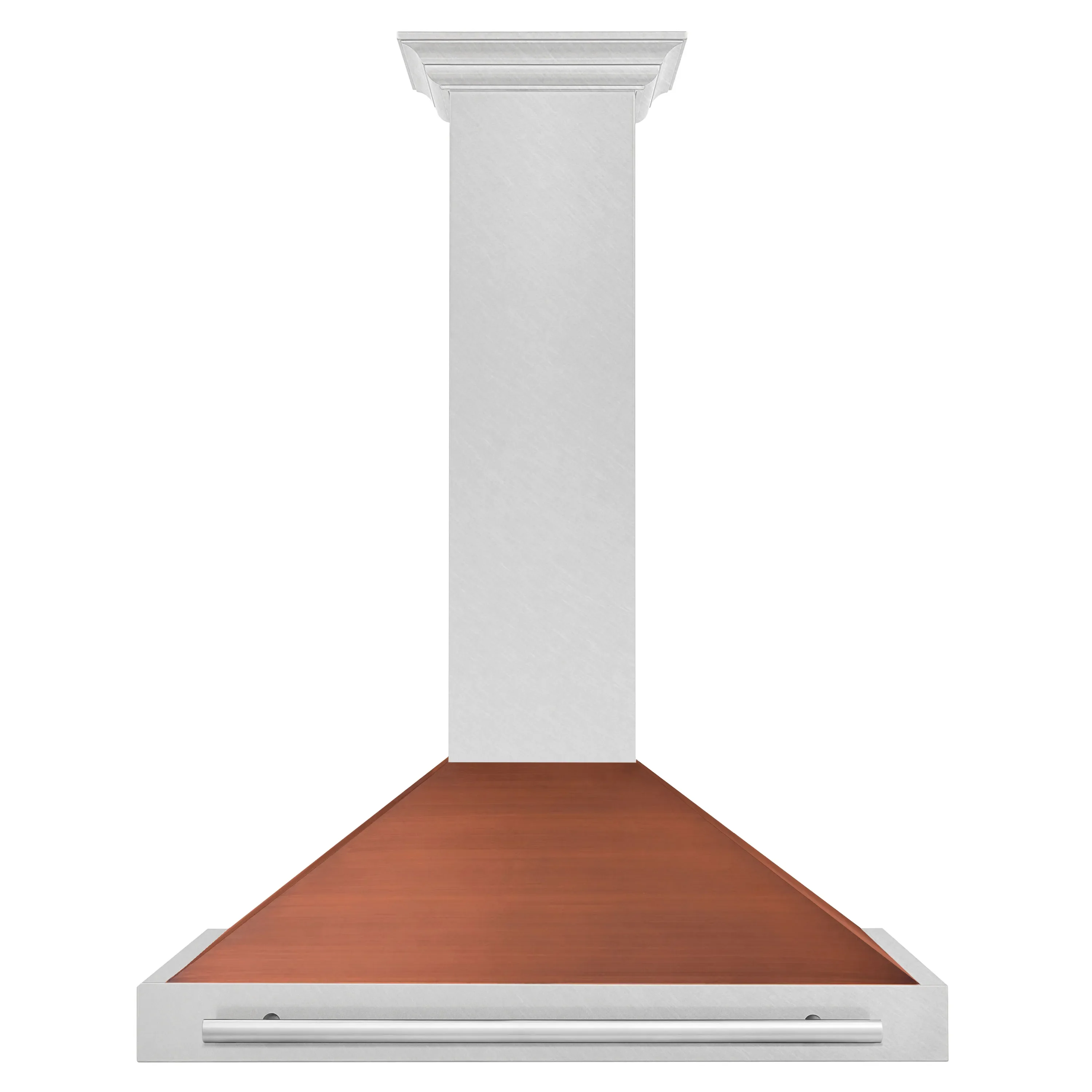 ZLINE 36-Inch Convertible Fingerprint Resistant Satin Stainless Steel Range Hood with Copper Shell and Stainless Steel Handle (KB4SNX-C-36) - Image 3