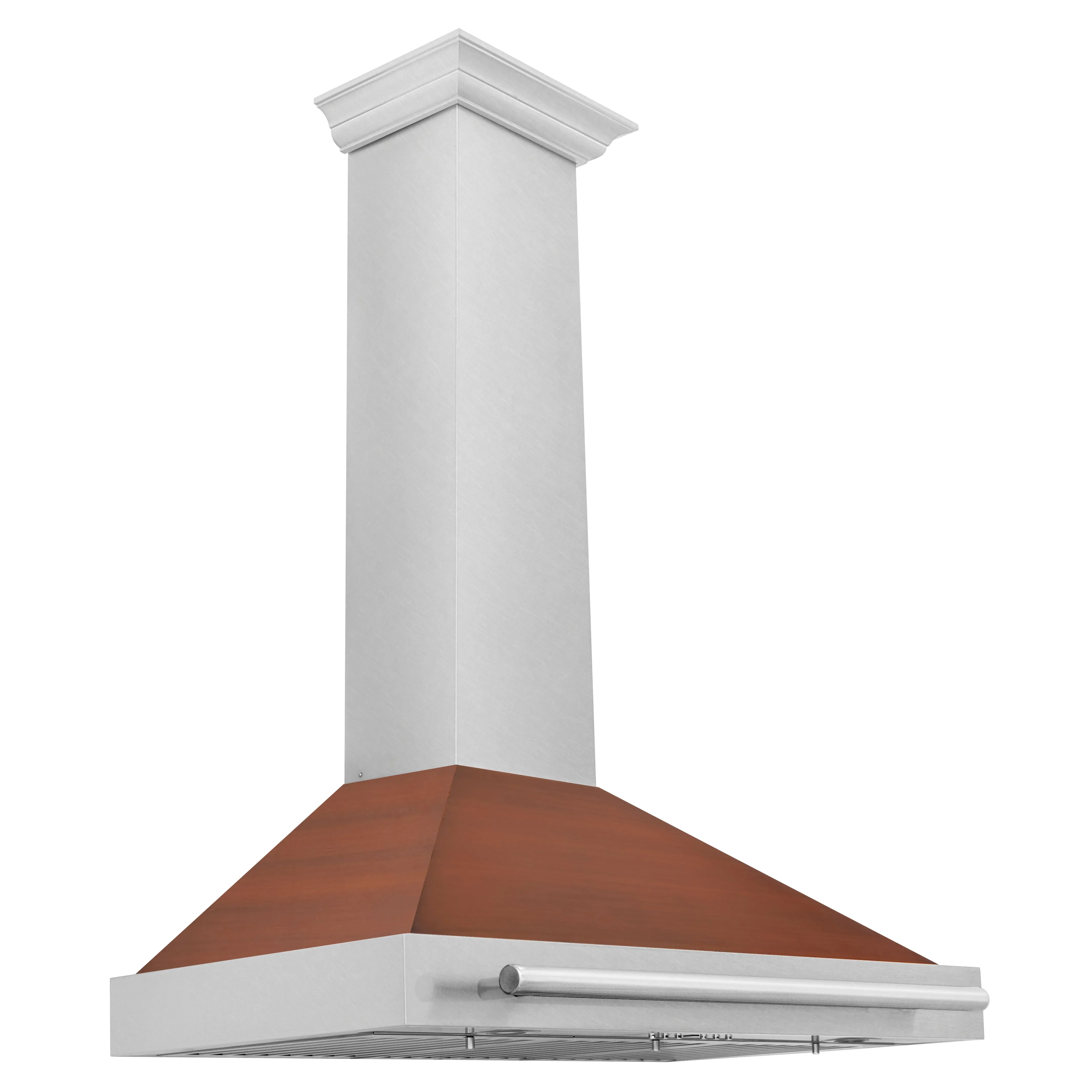 ZLINE 36-Inch Convertible Fingerprint Resistant Satin Stainless Steel Range Hood with Copper Shell and Stainless Steel Handle (KB4SNX-C-36) - Image 5