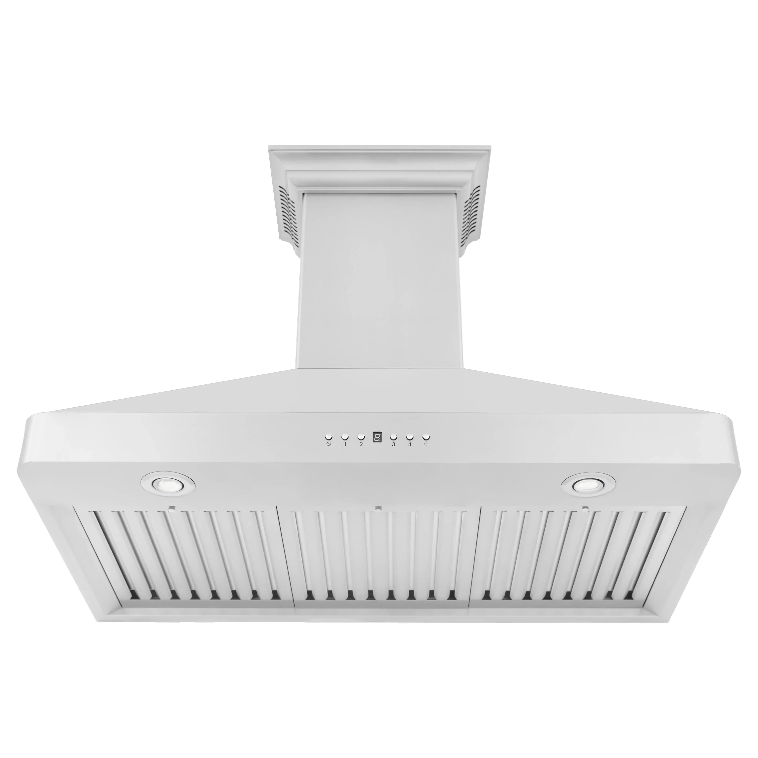 ZLINE 36-Inch Wall Mount Range Hood in Stainless Steel with Built-in CrownSound Bluetooth Speakers (KF2CRN-BT-36) - Image 4