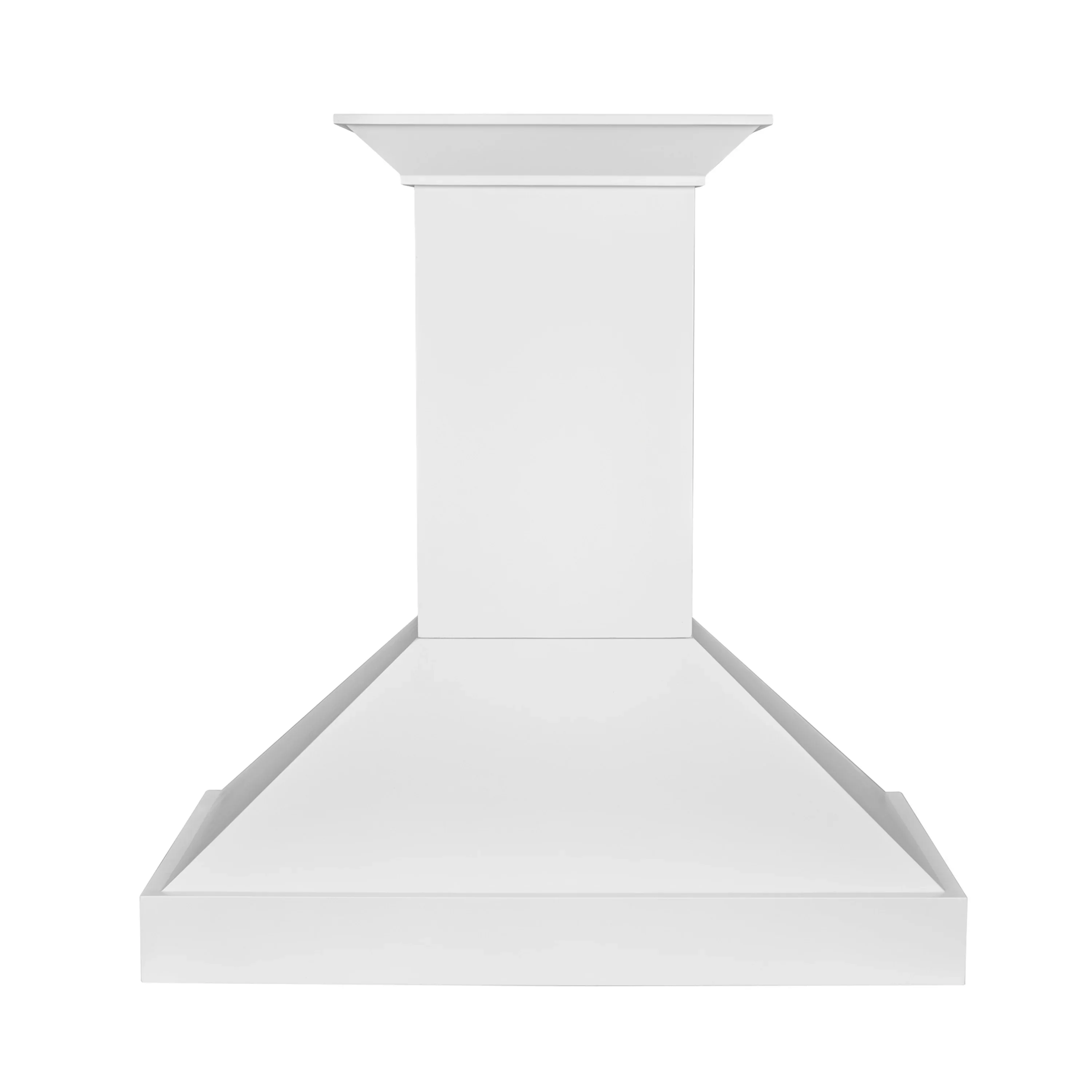 ZLINE 36-Inch Wooden Wall Mount Range Hood with 400 CFM Motor in Smooth Bright White Finish (KBWW-36) - Image 3