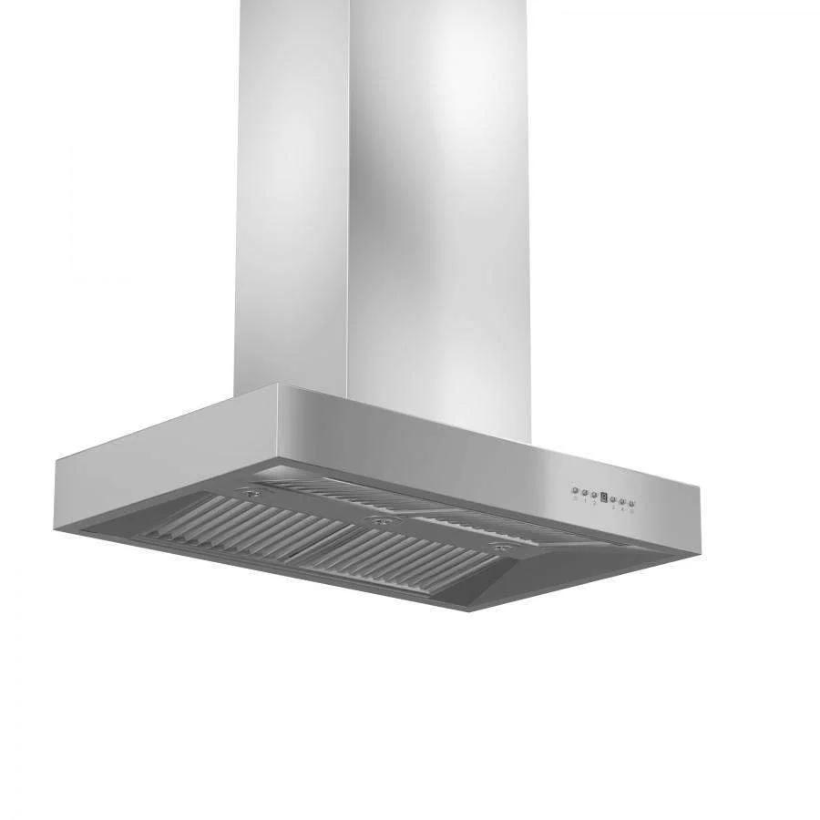 ZLINE 36-Inch Ducted Remote Blower Island Mount Range Hood in Stainless Steel (KECOMi-RS-36-400) - Image 3