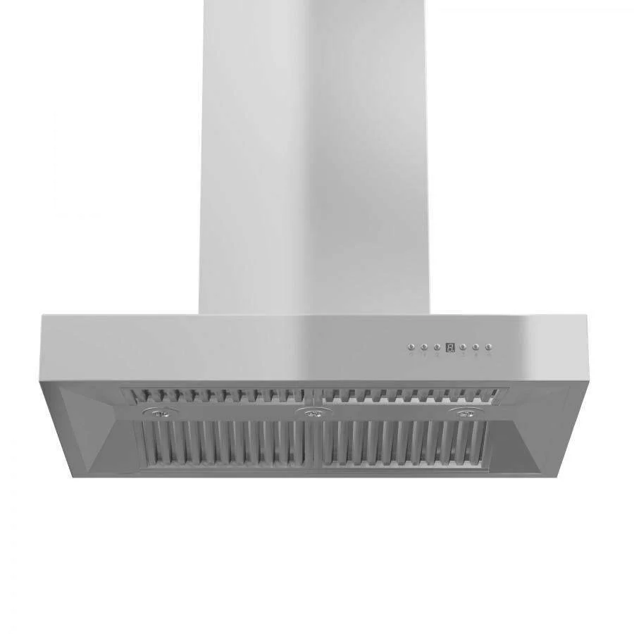 ZLINE 36-Inch Ducted Remote Blower Island Mount Range Hood in Stainless Steel (KECOMi-RS-36-400) - Image 5