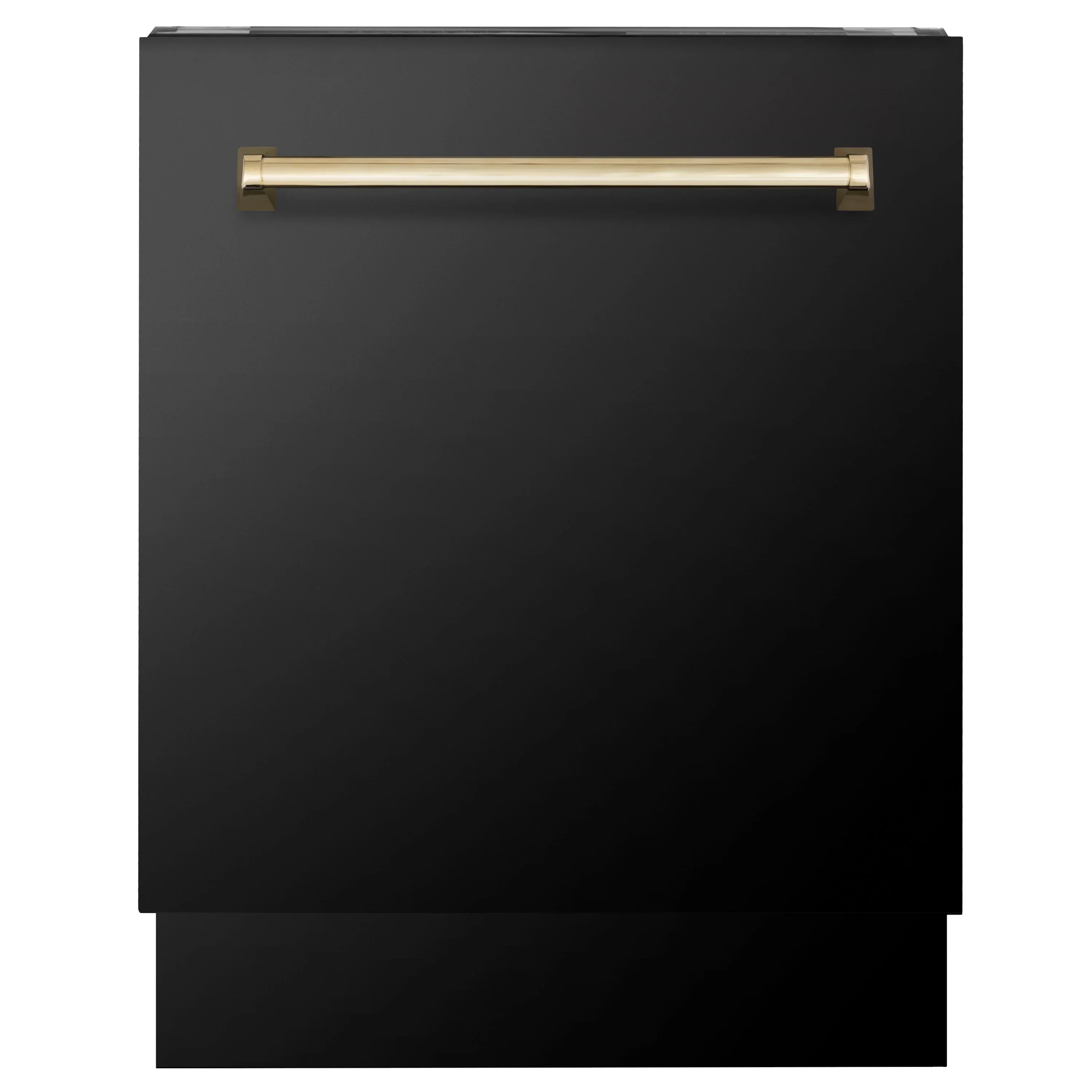 ZLINE 4-Piece Appliance Package - 36-Inch Legacy Dual Fuel Range, Wall Mount Range Hood, 36-Inch French Door Refrigerator with Water Dispenser, Dishwasher, in Black Stainless Steel with Gold Accents - Image 35