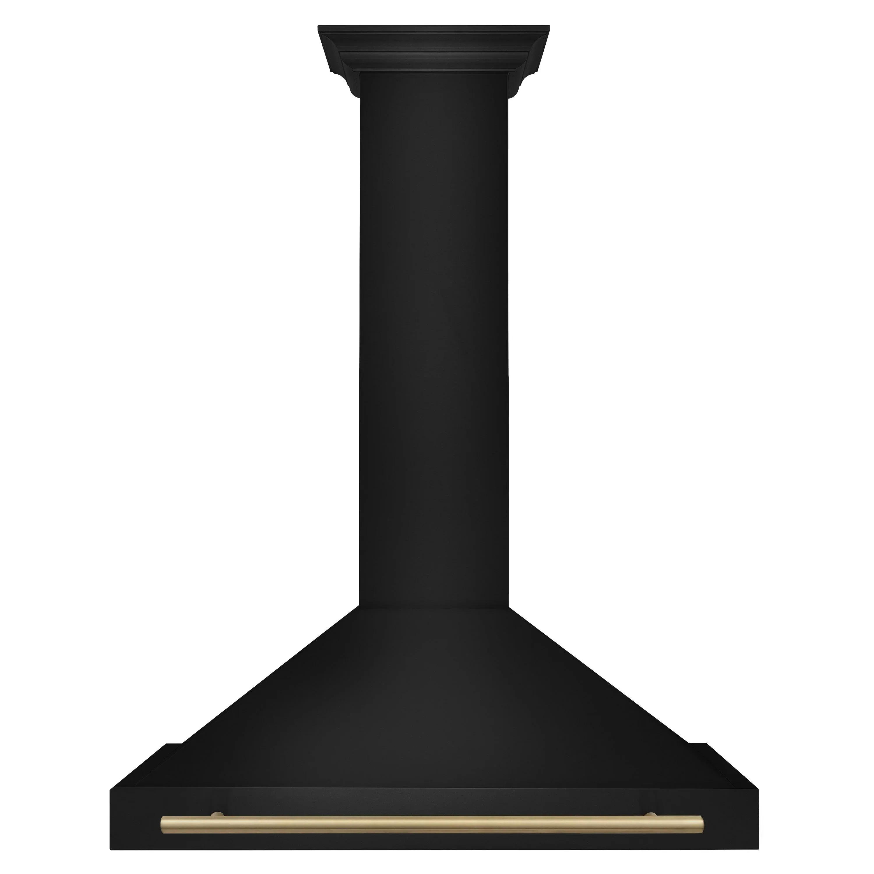 ZLINE 4-Piece Appliance Package - 48-Inch Legacy Dual Fuel Range, Wall Mount Range Hood, 36-Inch French Door Refrigerator with Water Dispenser, Dishwasher, in Black Stainless Steel with Champagne Bronze Accents - Image 20