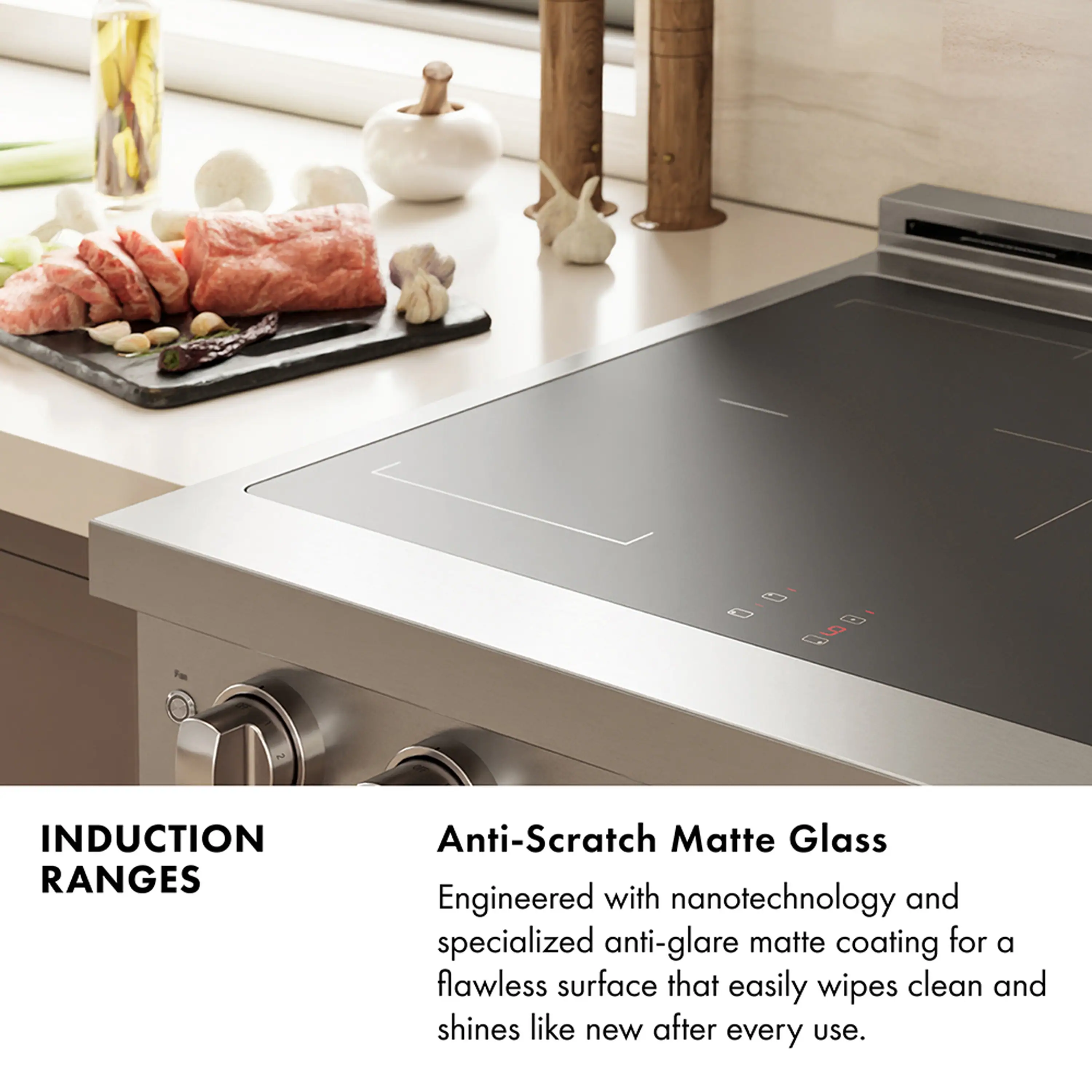 ZLINE 4-Piece Appliance Package - 30-Inch Paramount Induction Range, Wall Mount Range Hood, Refrigerator with Water Dispenser, and Dishwasher in Stainless Steel with Polished Gold Trim - Image 49