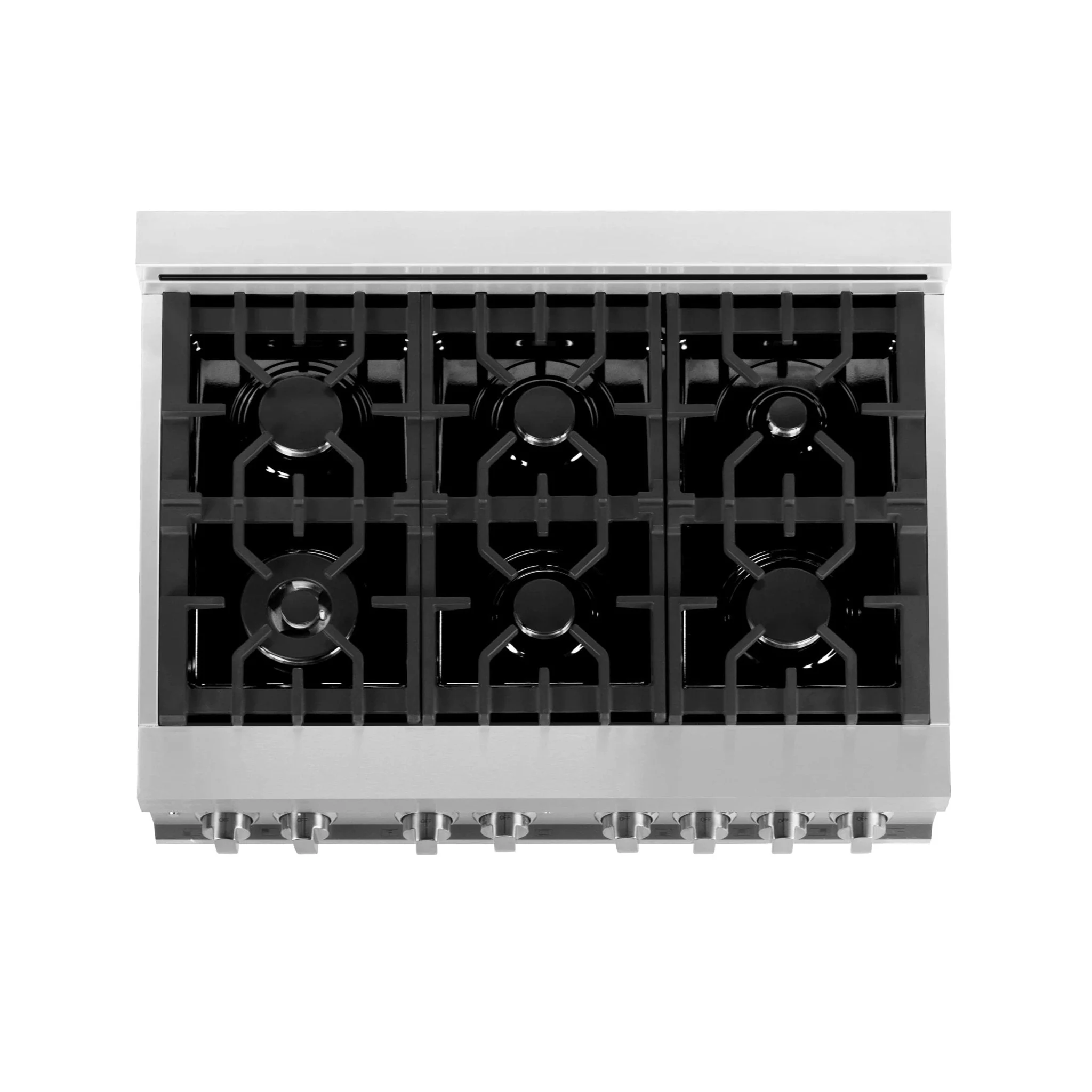 ZLINE 4-Piece Appliance Package - 36-Inch Dual Fuel Range, Tall Tub Dishwasher, Microwave Oven & Premium Hood (4KP-RARH36-MODWV) - Image 5