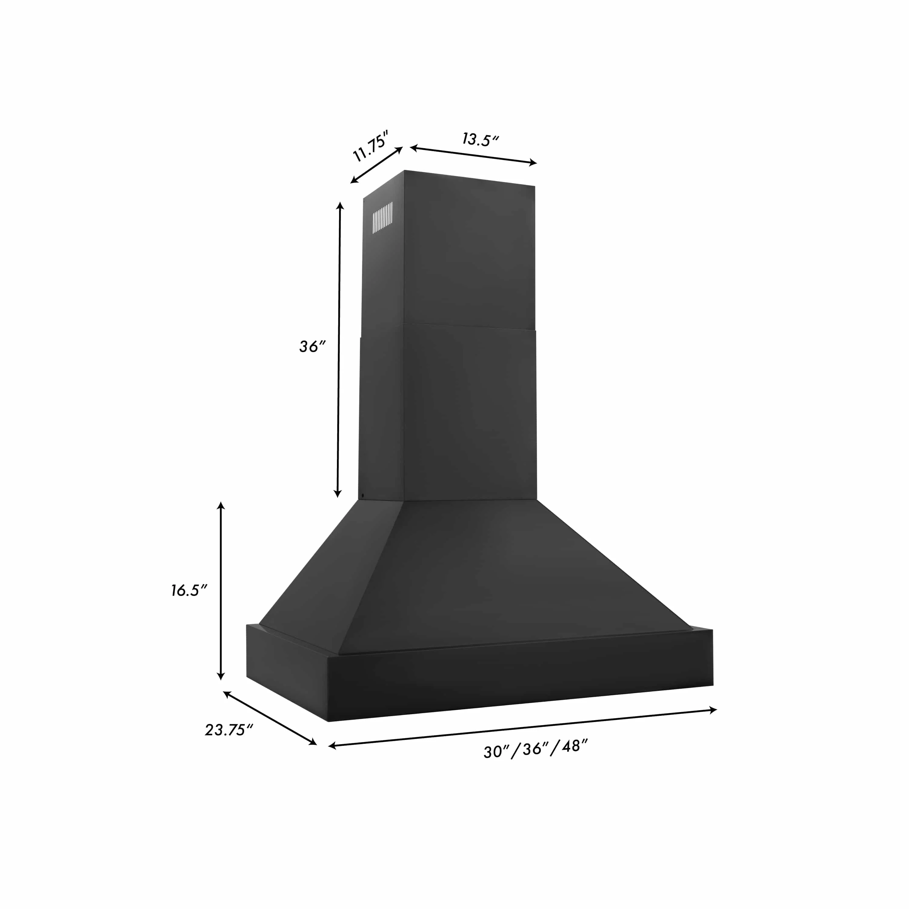 ZLINE 4-Piece Appliance Package - 36-Inch Gas Range, Convertible Wall Mount Hood, Microwave Oven, and 3-Rack Dishwasher in Black Stainless Steel (4KP-SGRBRH36-MODWV) - Image 37