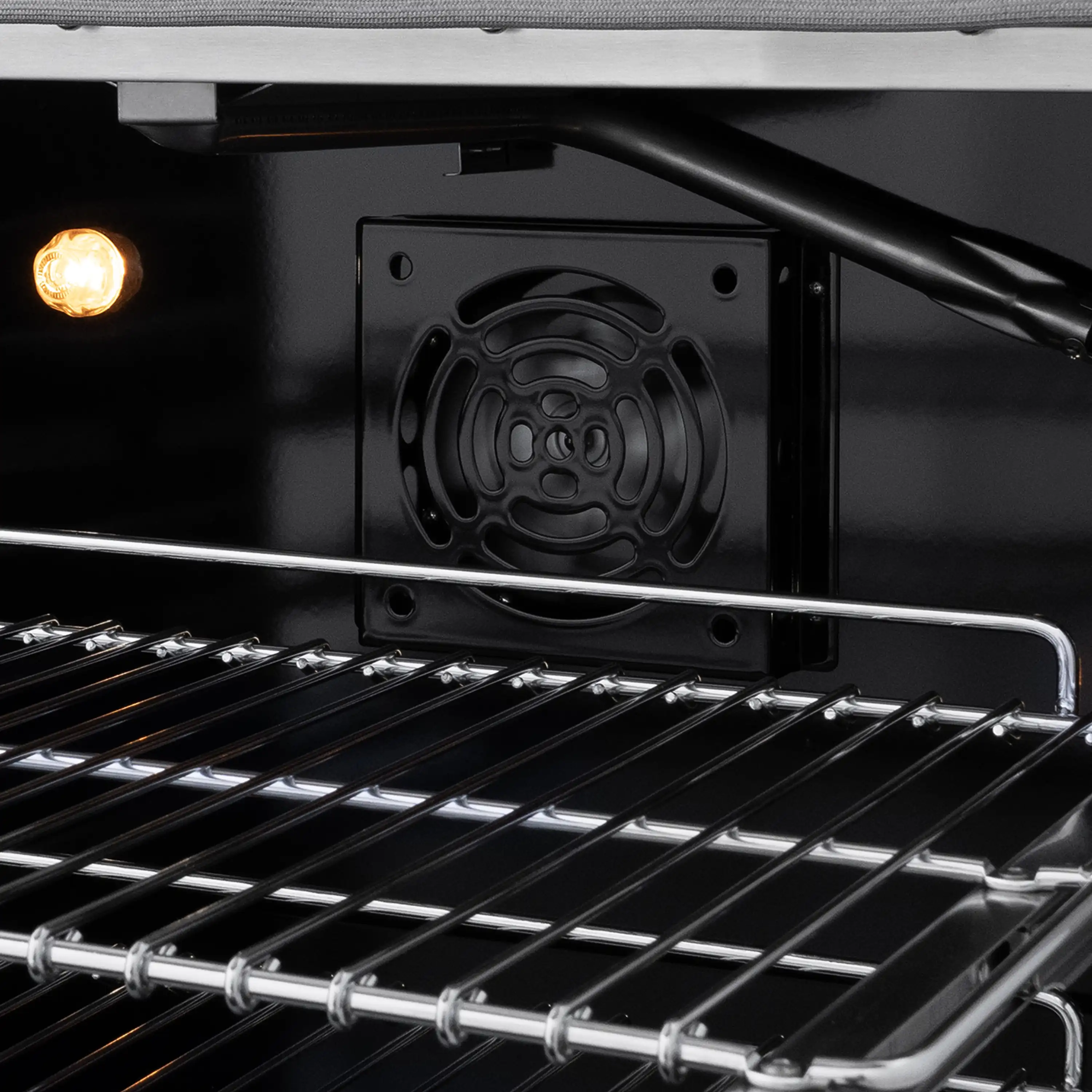 ZLINE 4-Piece Appliance Package - 36-Inch Gas Range, Convertible Wall Mount Hood, Microwave Oven, and 3-Rack Dishwasher in Black Stainless Steel (4KP-SGRBRH36-MODWV) - Image 9