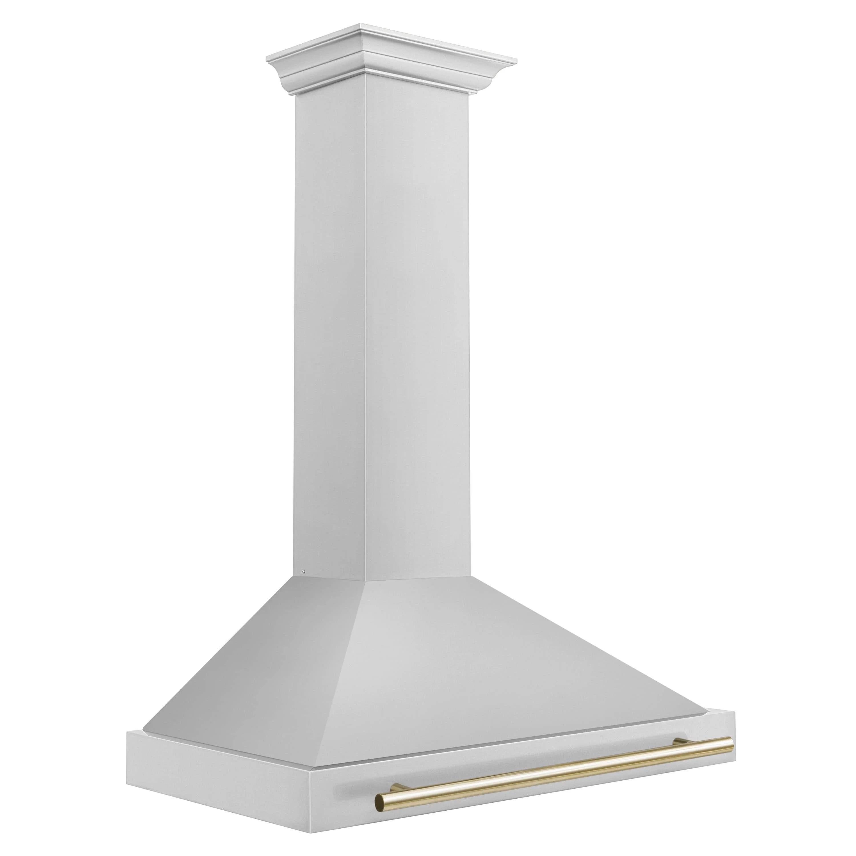 ZLINE 4-Piece Appliance Package - 36-Inch Paramount Induction Range, Wall Mount Range Hood, Refrigerator with Water Dispenser, and Dishwasher in Stainless Steel with Polished Gold Trim - Image 10
