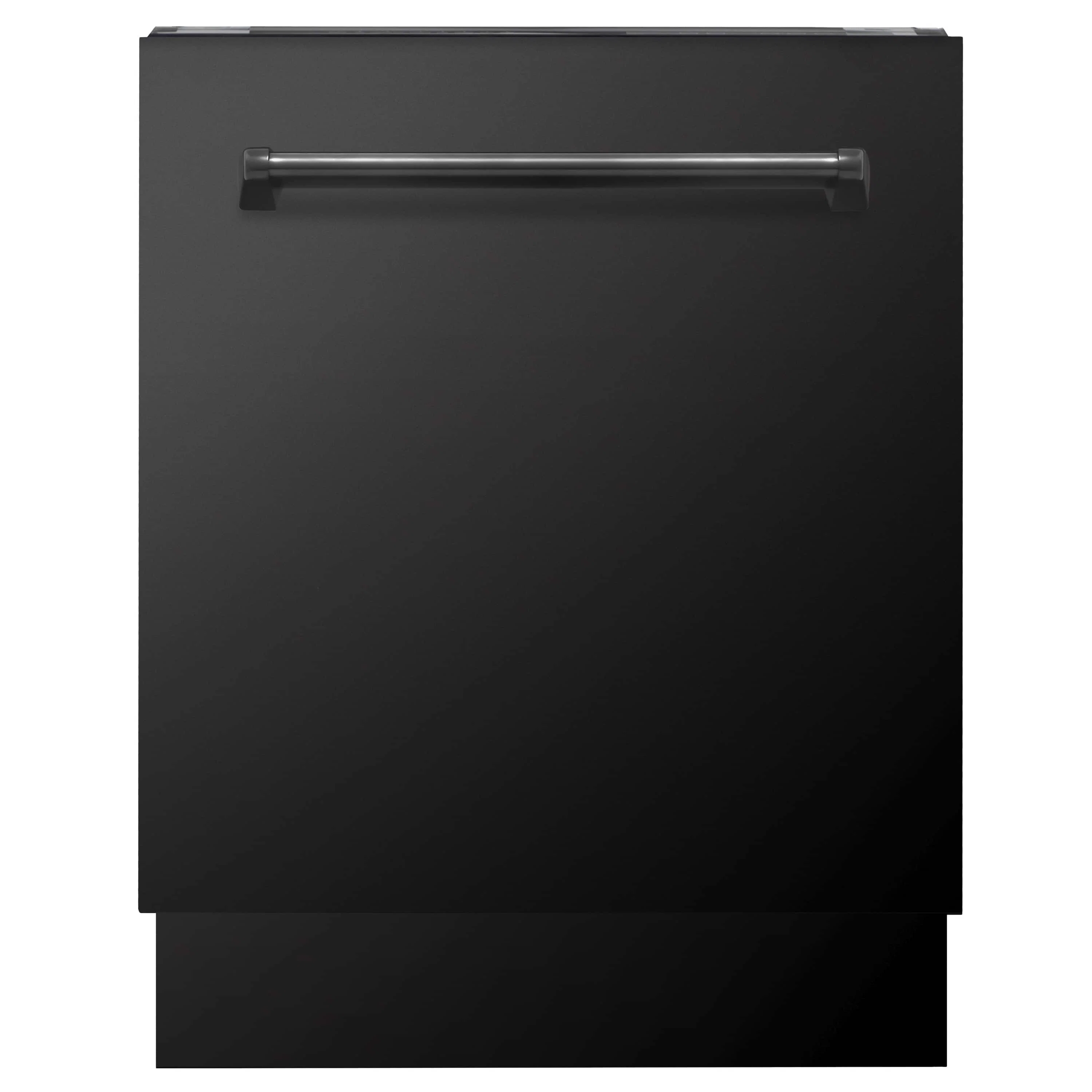 ZLINE 4-Piece Appliance Package - 48-Inch Dual Fuel Range with Brass Burners, Refrigerator with Water Dispenser, Convertible Wall Mount Hood, and 3-Rack Dishwasher in Black Stainless Steel (4KPRW-RABRH48-DWV) - Image 15