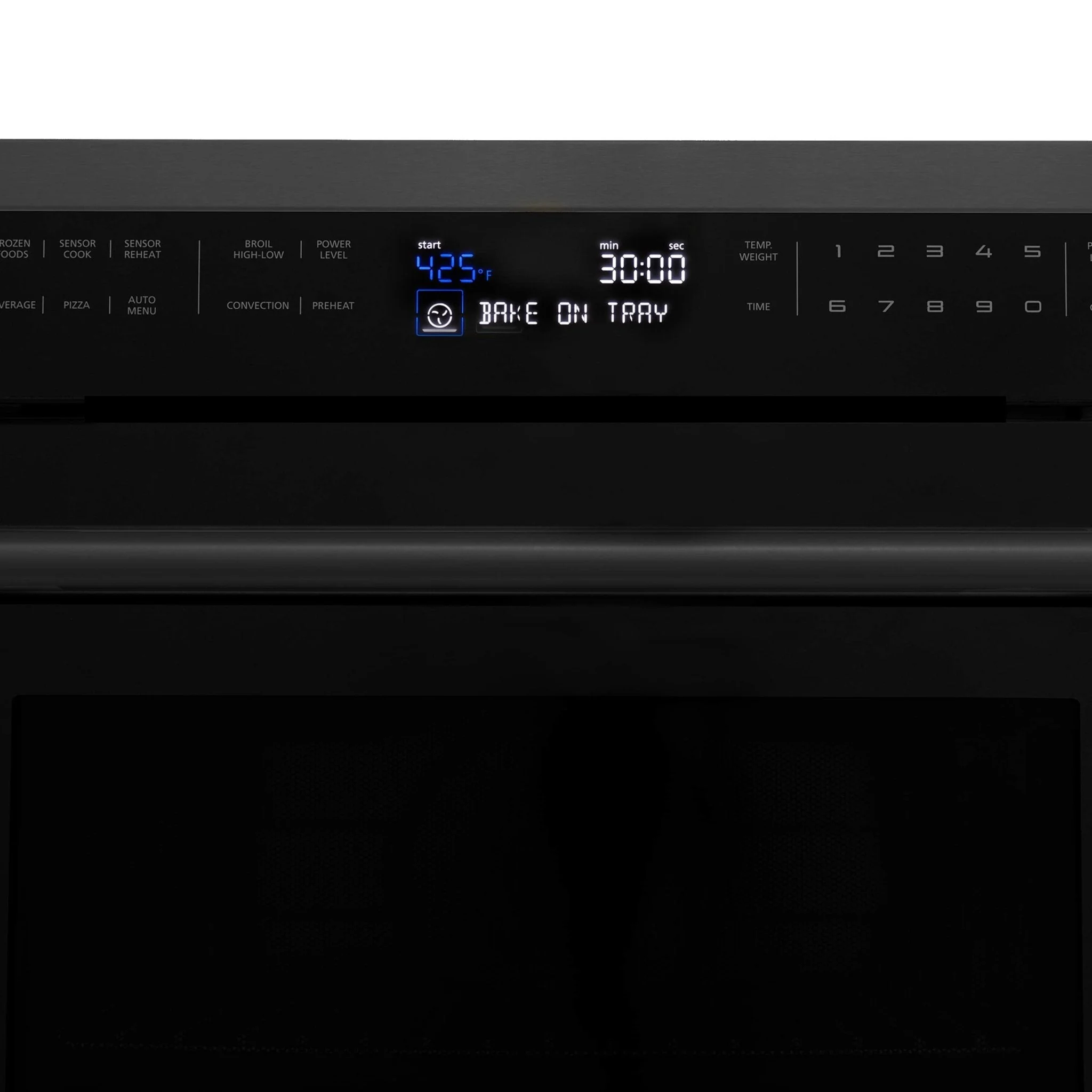 ZLINE 4-Piece Appliance Package - 48-Inch Gas Range, Convertible Wall Mount Hood, Microwave Oven, and 3-Rack Dishwasher in Black Stainless Steel (4KP-SGRBRH48-MODWV) - Image 16