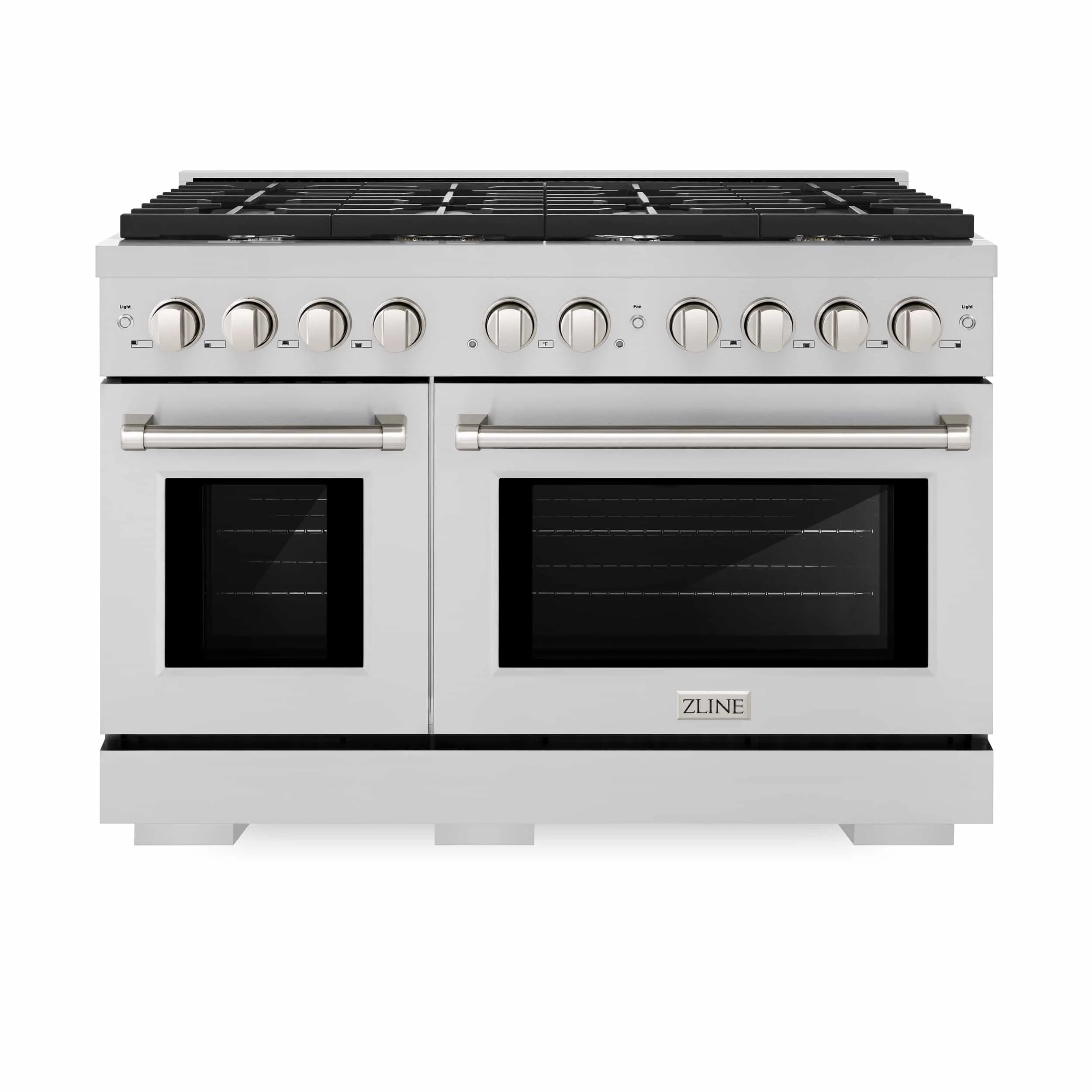 ZLINE 4-Piece Appliance Package - 48-Inch Gas Range, Tall Tub Dishwasher, Microwave Oven & Premium Hood (4KP-SGRRH48-MODWV) - Image 3