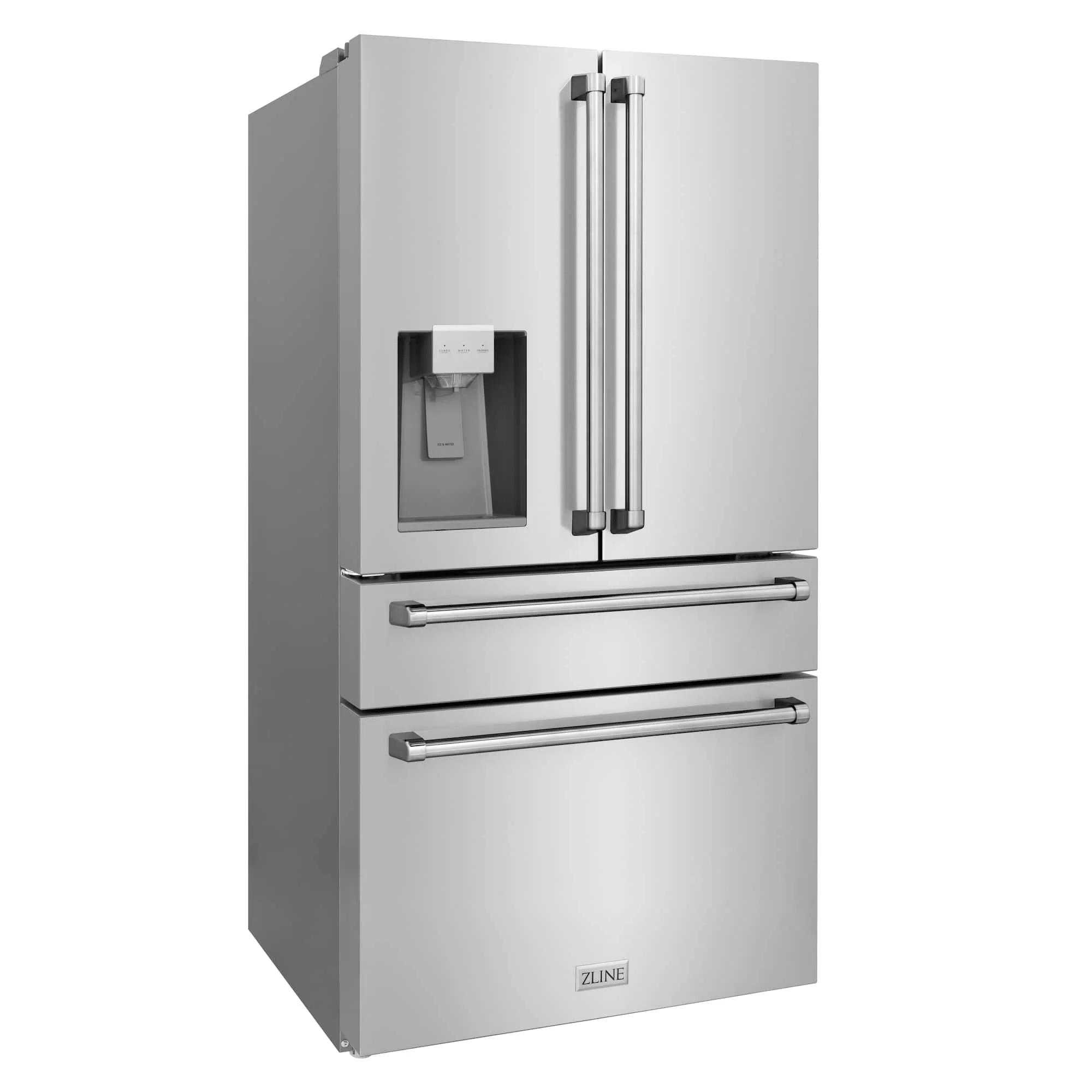 ZLINE 4-Piece Appliance Package - 30-Inch Paramount Induction Range, Wall Mount Range Hood, 36-Inch French Door Refrigerator with Water Dispenser, and Dishwasher in Stainless Steel - Image 24