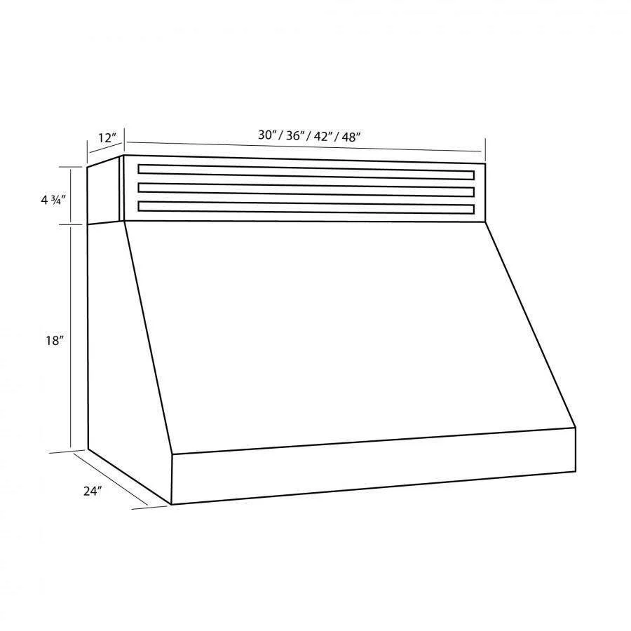 ZLINE 42-Inch Recirculating Under Cabinet Range Hood in Stainless Steel (RK523-42) - Image 3