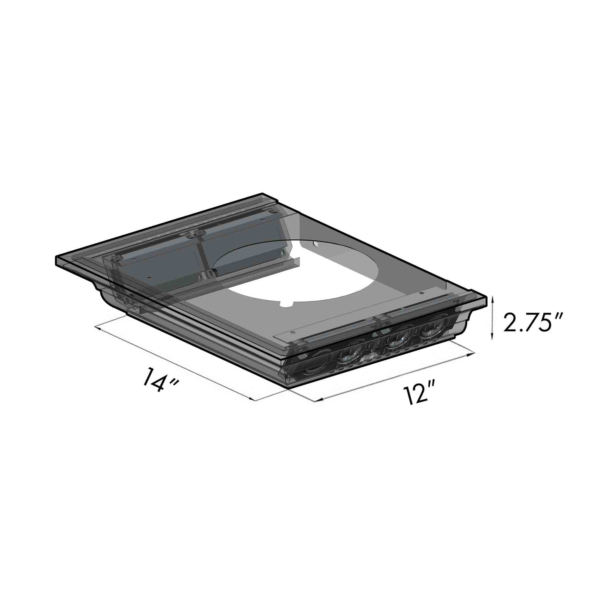 ZLINE 42-Inch Professional Wall Mount Range Hood in Stainless Steel with Built-in CrownSound® Bluetooth Speakers (697CRN-BT-42) - Image 11