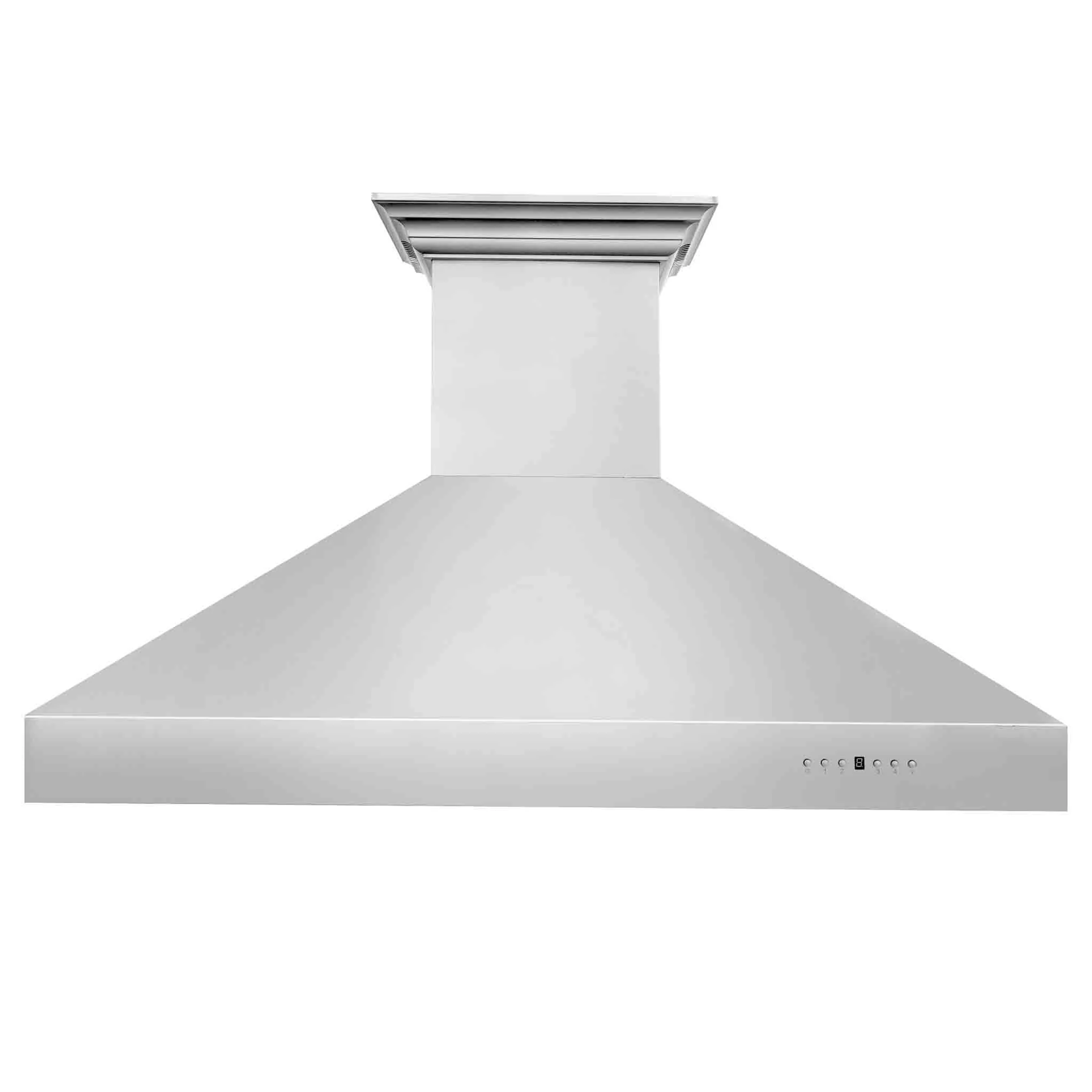 ZLINE 42-Inch Professional Wall Mount Range Hood in Stainless Steel with Built-in CrownSound® Bluetooth Speakers (697CRN-BT-42) - Image 6
