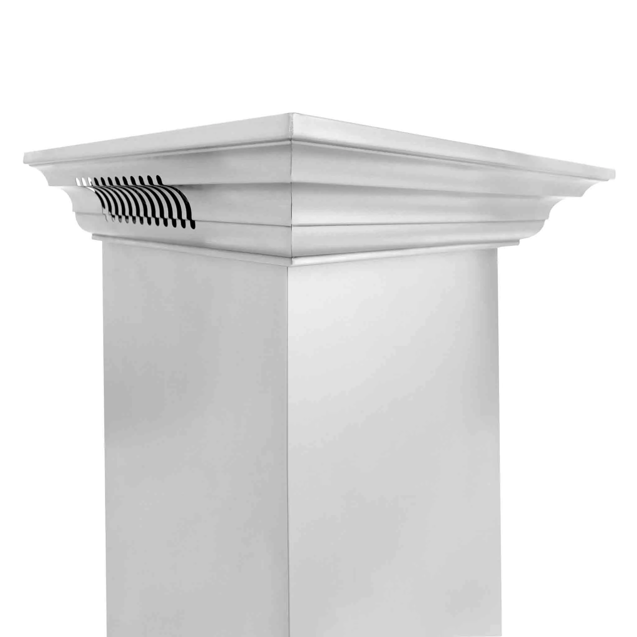 ZLINE 42-Inch Professional Wall Mount Range Hood in Stainless Steel with Built-in CrownSound® Bluetooth Speakers (697CRN-BT-42) - Image 9